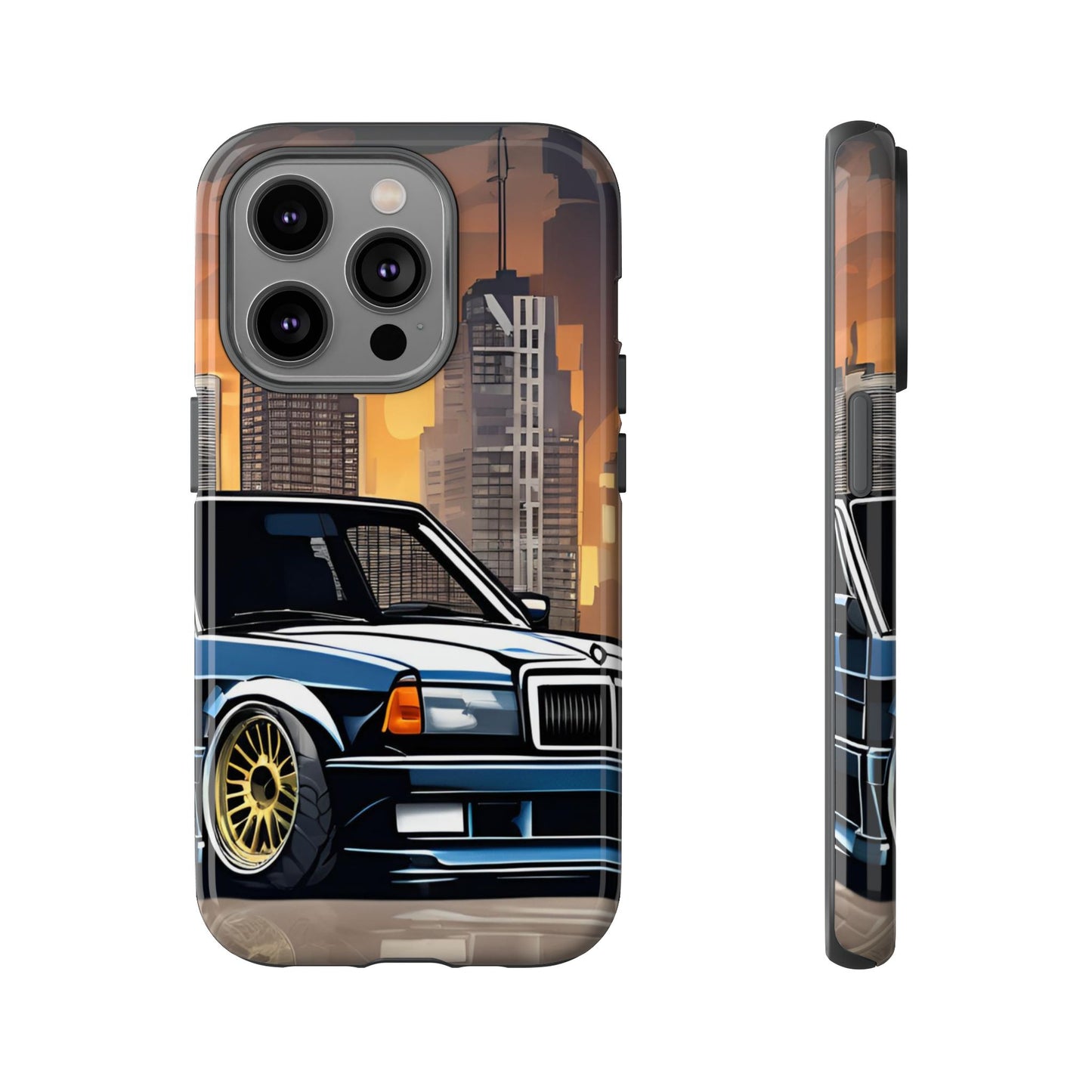 Mercedes Benz 190e Evo-Dual Layer Ultra Tough Phone Case Printify by The Night Shift Automotive Apparel