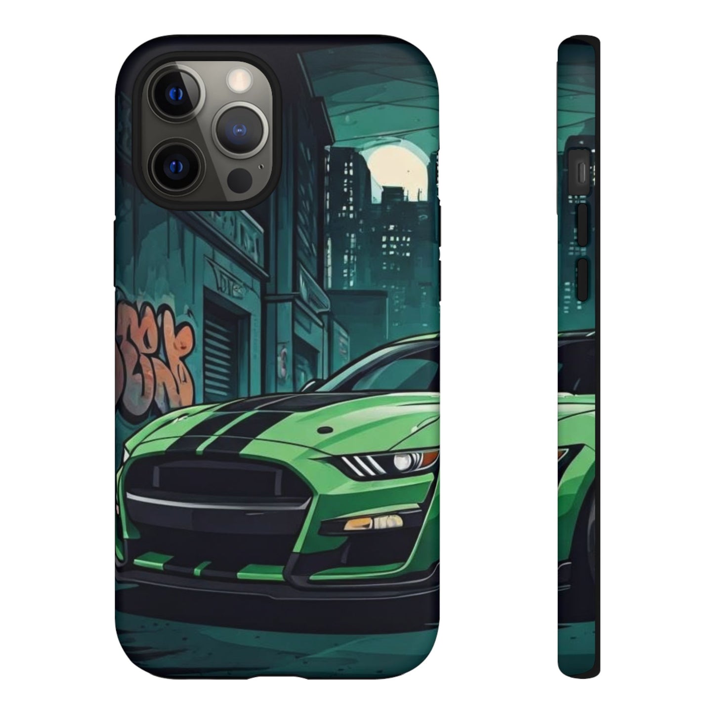 Ford Mustang Shelby GT500 Street Life-Dual Layer Ultra Tough Phone Case iPhone 12 Pro Max Matte Printify by The Night Shift Automotive Apparel