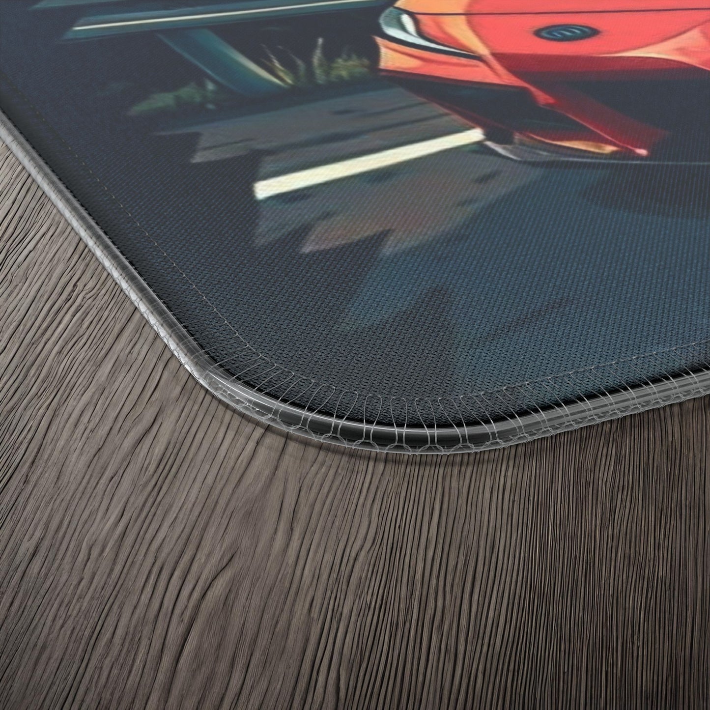 Toyota Supra MK-V Mountain Drive-LED Gaming Mouse Pad with Wireless Charging Printify by The Night Shift Automotive Apparel