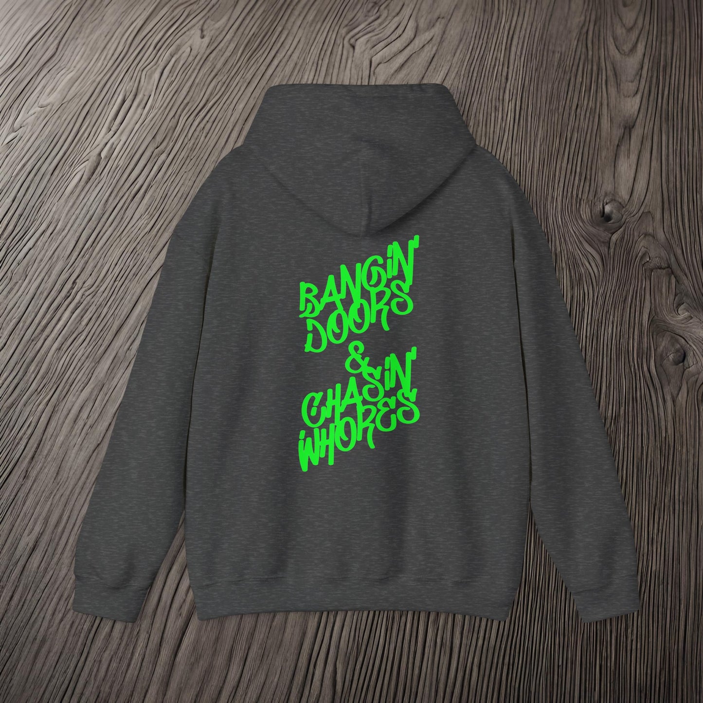 Bangin' Doors & Chasin' Whores-Ultra Soft, Premium Hoodie Printify by The Night Shift Automotive Apparel