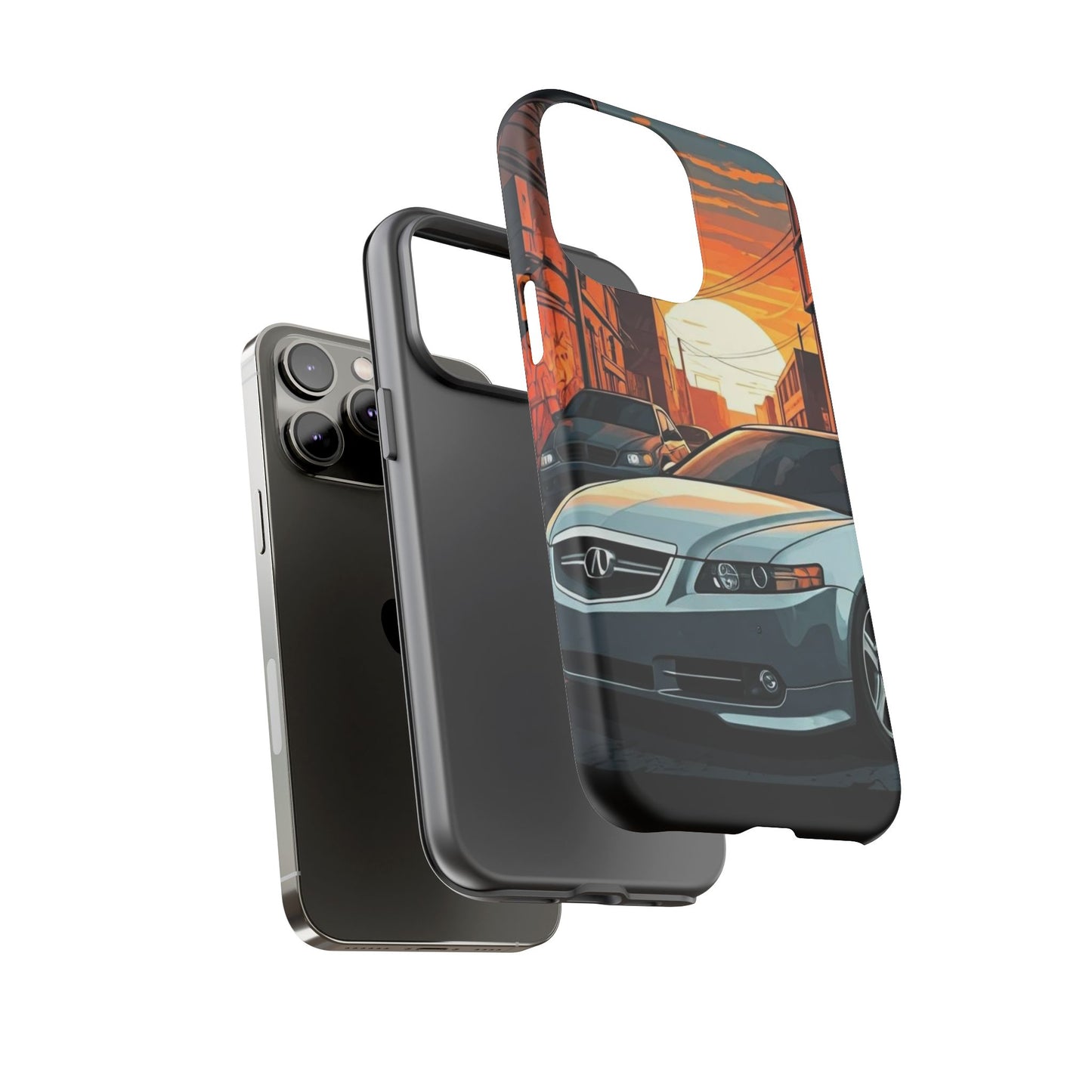 Acura TL Street Life-Dual Layer Ultra Tough Phone Case Printify by The Night Shift Automotive Apparel