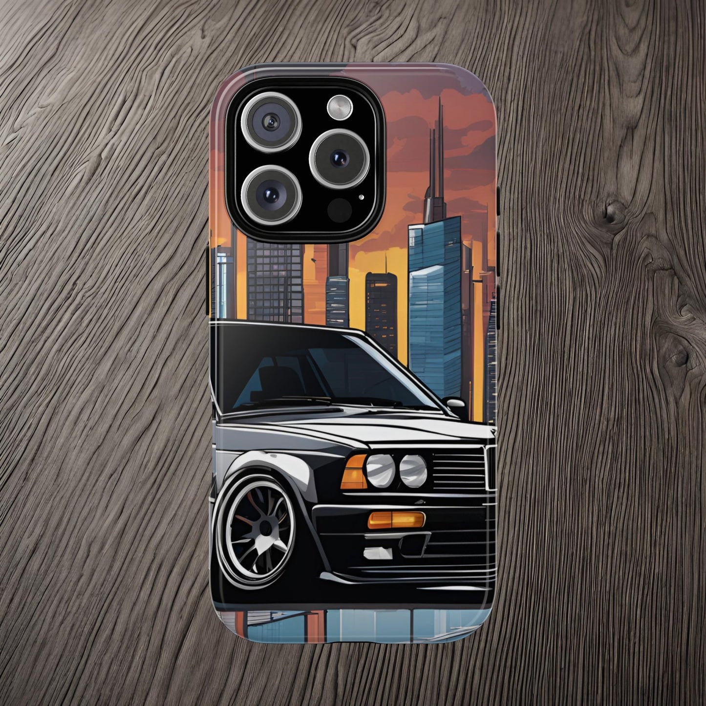 BMW E30 M3-Dual Layer Ultra Tough Phone Case Printify by The Night Shift Automotive Apparel