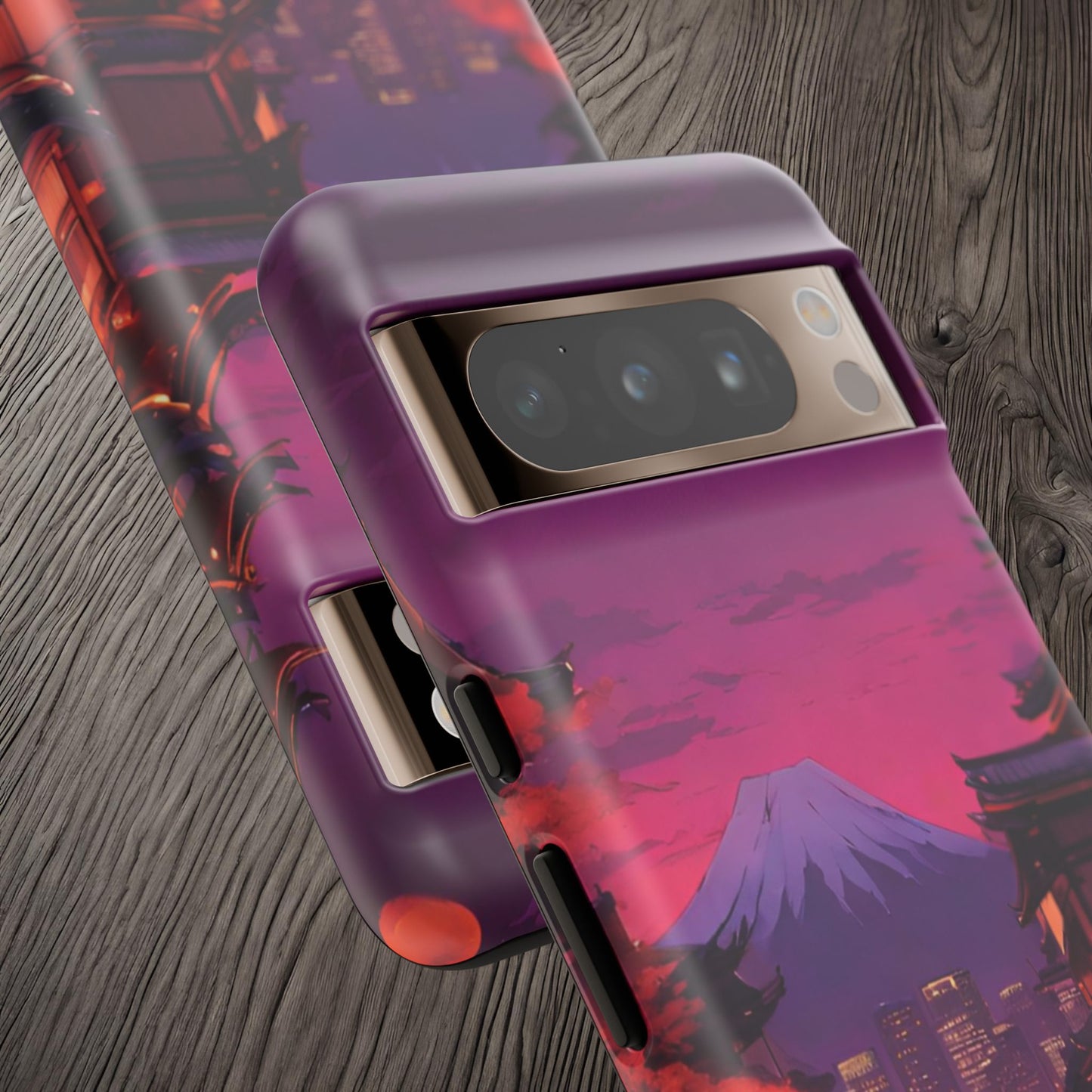 Traditional Japanese Village Countryside-Dual Layer Ultra Tough Phone Case Printify by The Night Shift Automotive Apparel