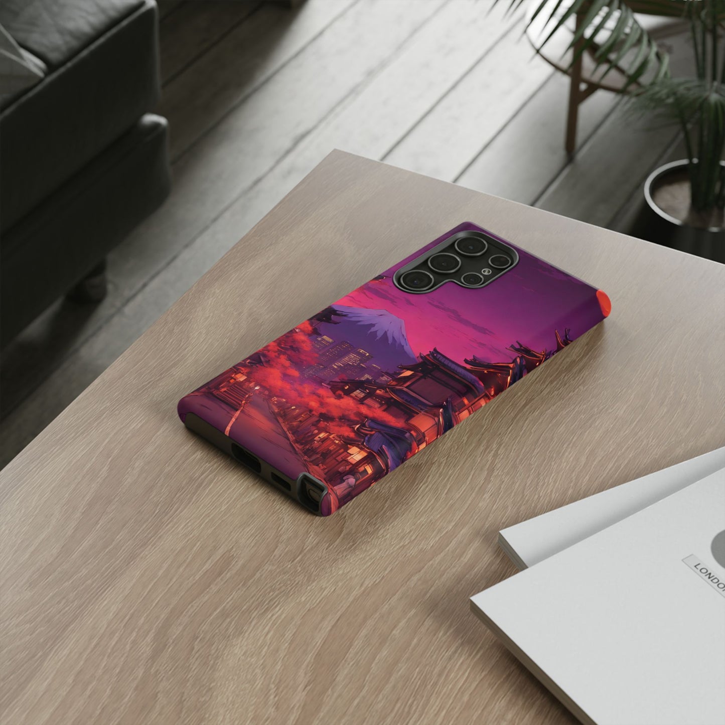 Traditional Japanese Village Countryside-Dual Layer Ultra Tough Phone Case Samsung Galaxy S22 Ultra Matte Printify by The Night Shift Automotive Apparel
