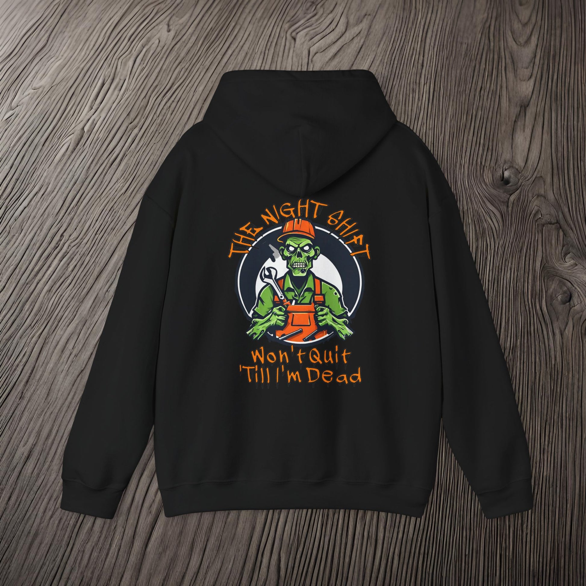The Night Shift Zombie Mechanic-Ultra Soft, Premium Hoodie Printify by The Night Shift Automotive Apparel