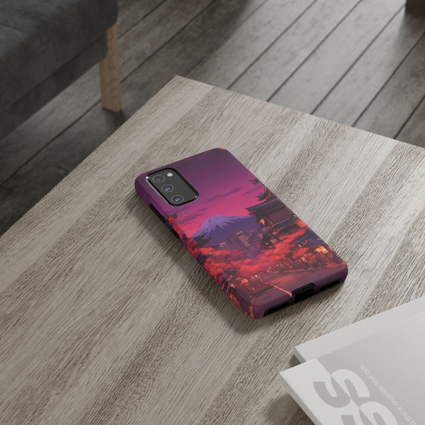 Traditional Japanese Village Countryside-Dual Layer Ultra Tough Phone Case Samsung Galaxy S20 FE Matte Printify by The Night Shift Automotive Apparel