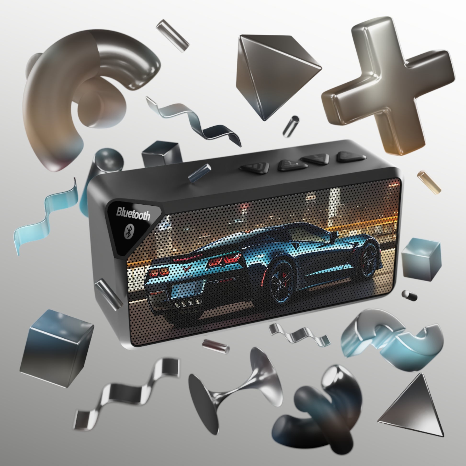 Chevy Corvette C7-Jabba Bluetooth Speaker Printify by The Night Shift Automotive Apparel