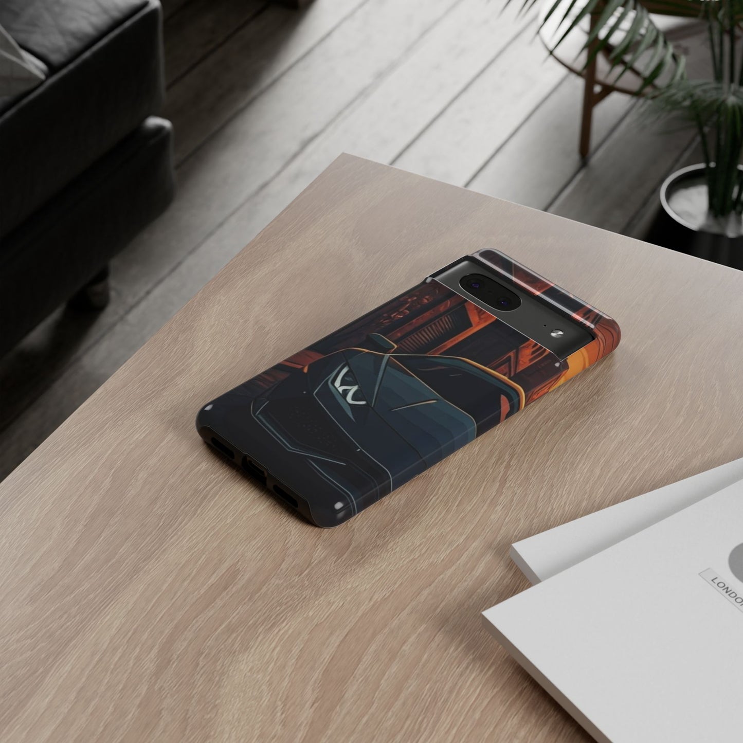Lamborghini Huracan Street Life-Dual Layer Ultra Tough Phone Case Google Pixel 7 Glossy Printify by The Night Shift Automotive Apparel