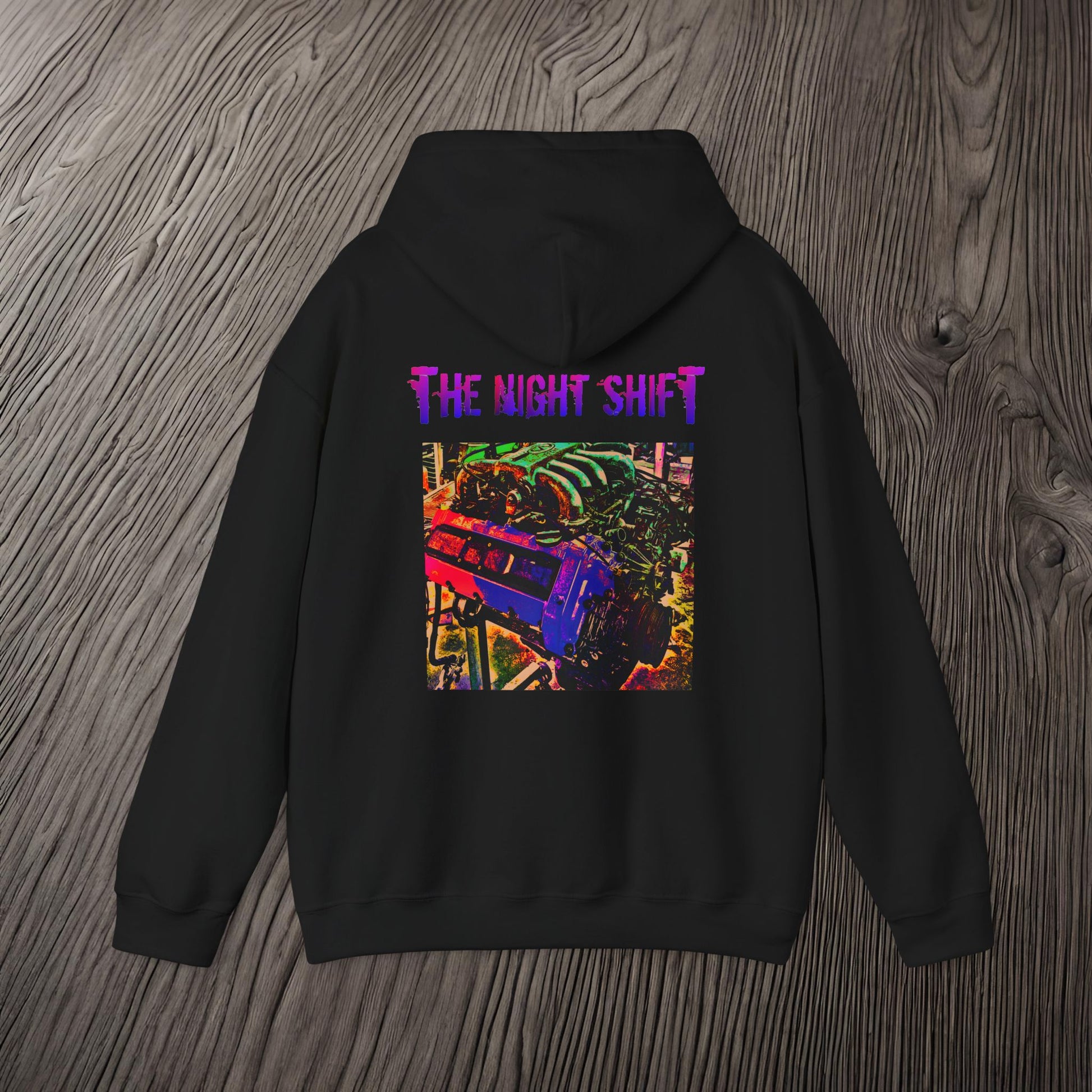VH45DE Synthwave-Premium, Ultra Soft Unisex Hoodie Printify by The Night Shift Automotive Apparel
