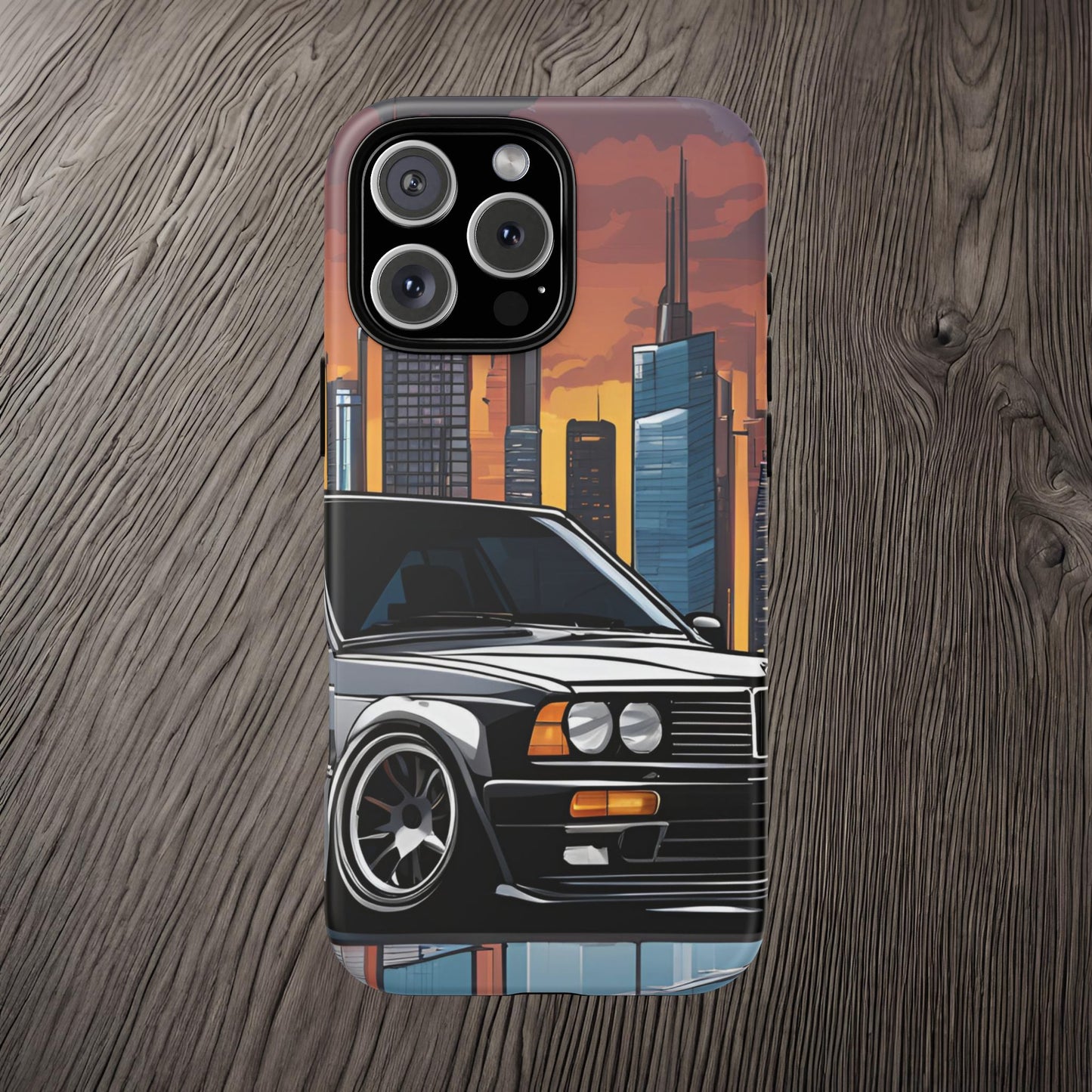 BMW E30 M3-Dual Layer Ultra Tough Phone Case Printify by The Night Shift Automotive Apparel