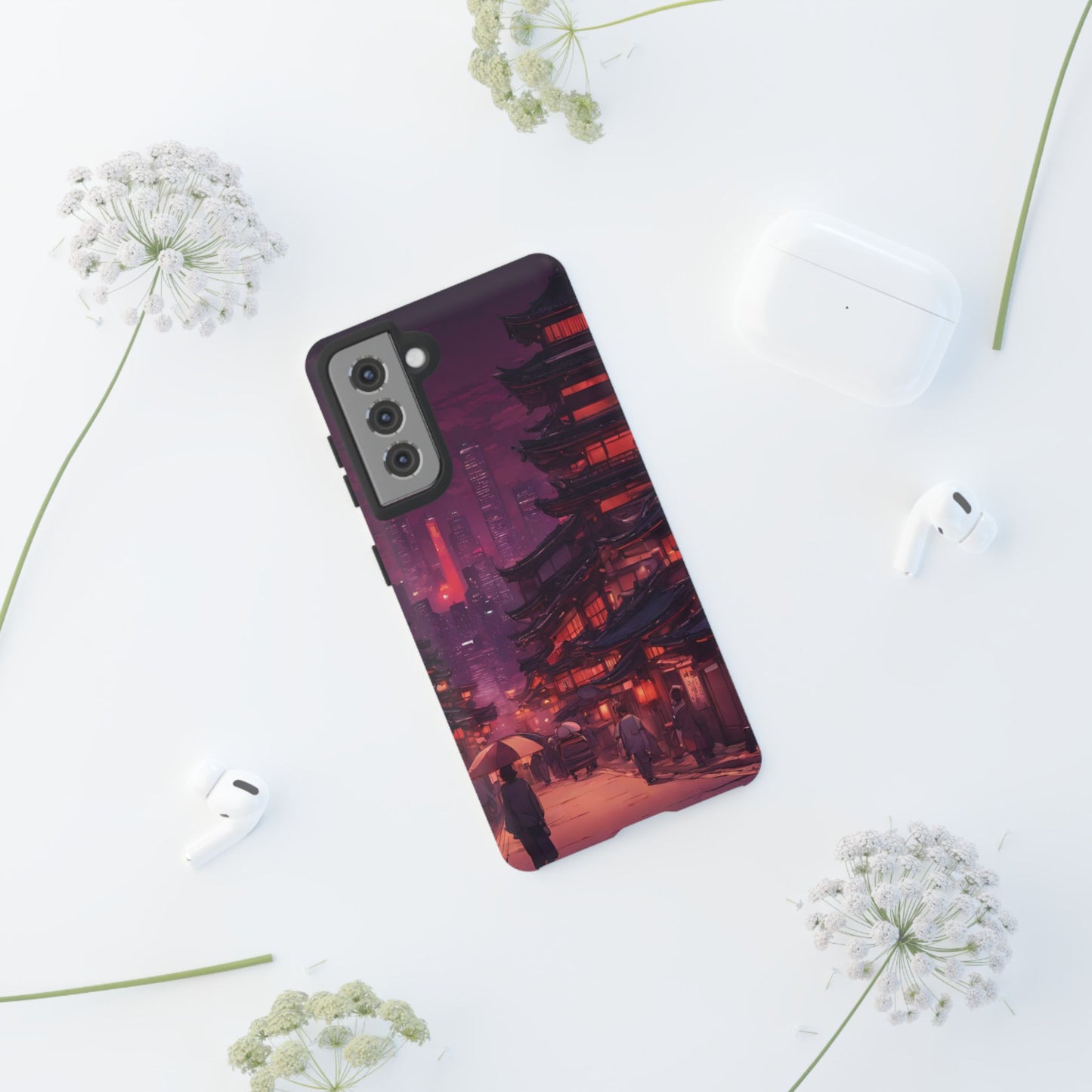 Traditional Japanese Village Countryside-Dual Layer Ultra Tough Phone Case Printify by The Night Shift Automotive Apparel