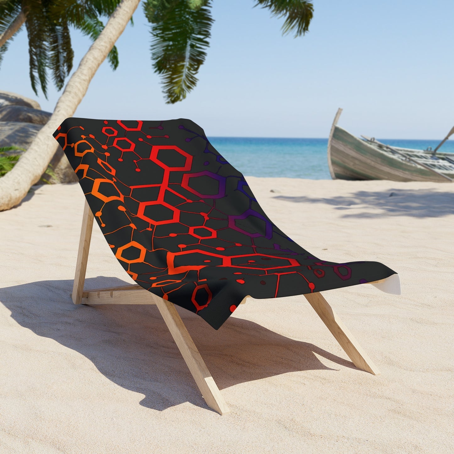 Premium Beach & Shower Towel 30" × 60" Printify by The Night Shift Automotive Apparel