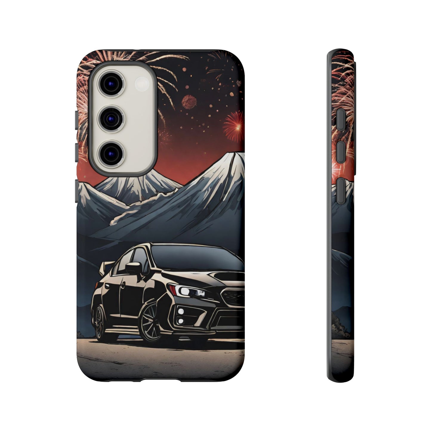 Subaru WRX/STI Fireworks-Dual Layer Ultra Tough Phone Case Printify by The Night Shift Automotive Apparel