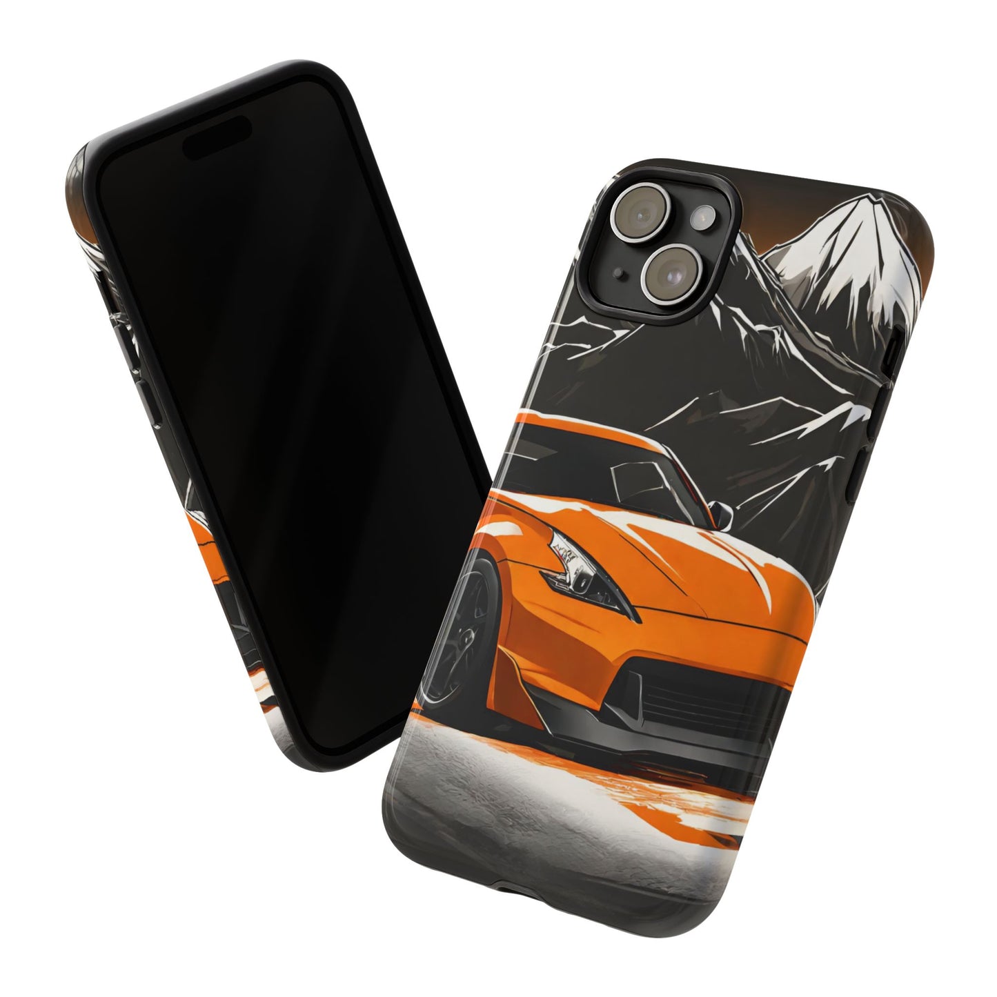 Nissan 370Z Mt Fuji-Dual Layer Ultra Tough Phone Case Printify by The Night Shift Automotive Apparel
