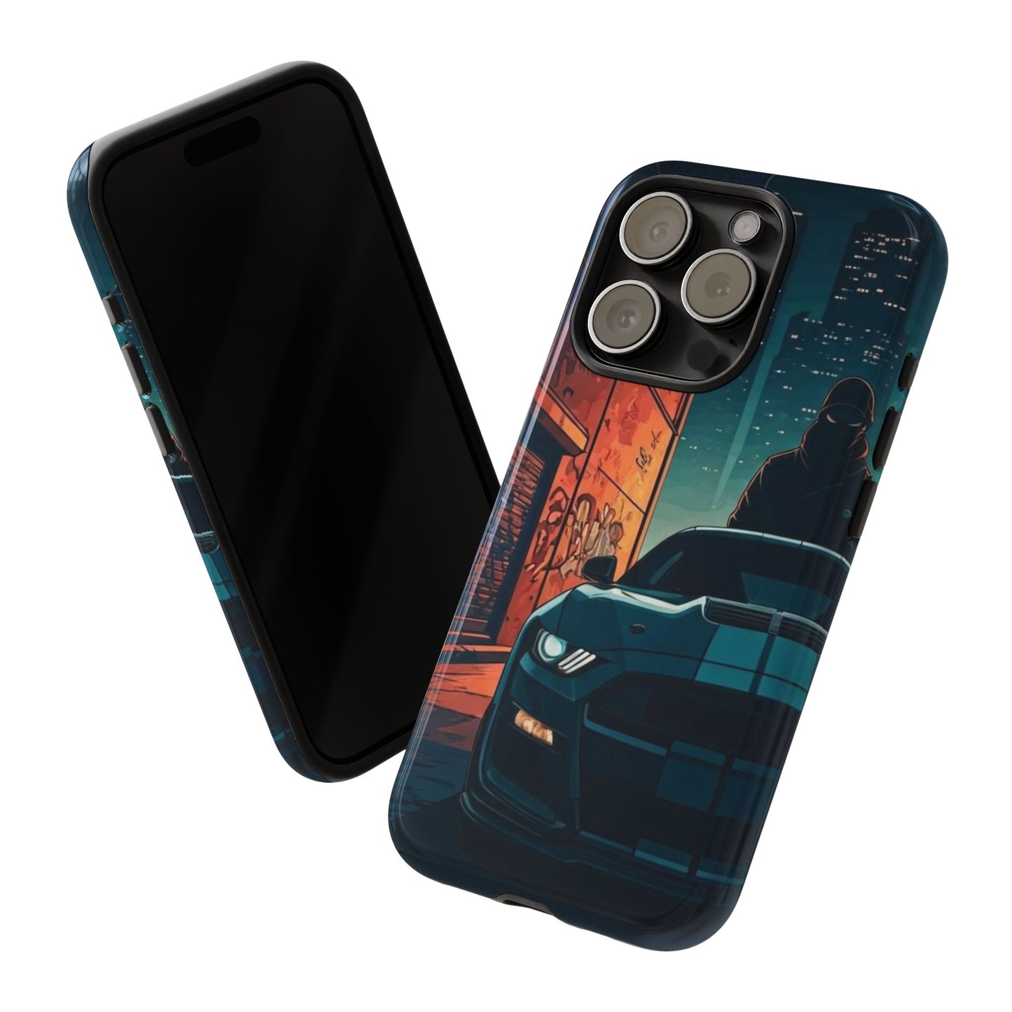 Ford Mustang Shelby GT350 Street Life-Dual Layer Ultra Tough Phone Case Printify by The Night Shift Automotive Apparel
