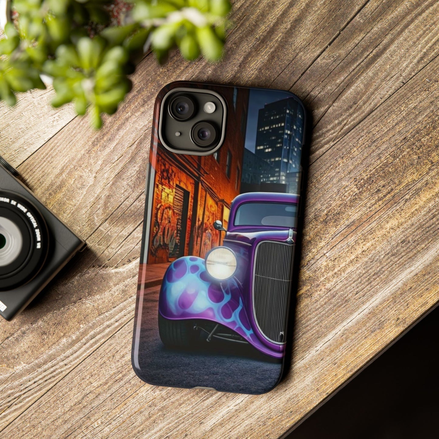1934 Ford Street Life-Dual Layer Ultra Tough Phone Case iPhone 15 Plus Glossy Printify by The Night Shift Automotive Apparel