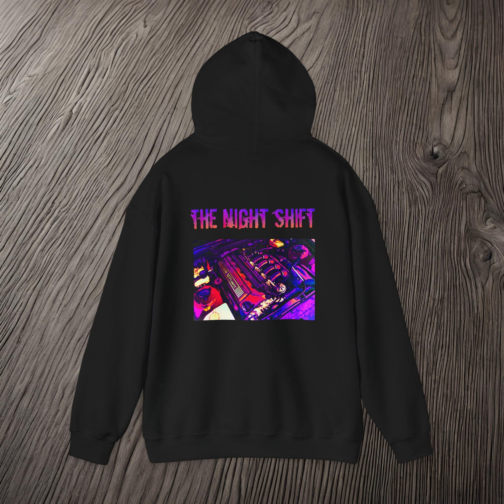 S50B32 Synthwave-Premium, Ultra Soft Unisex Hoodie Printify by The Night Shift Automotive Apparel