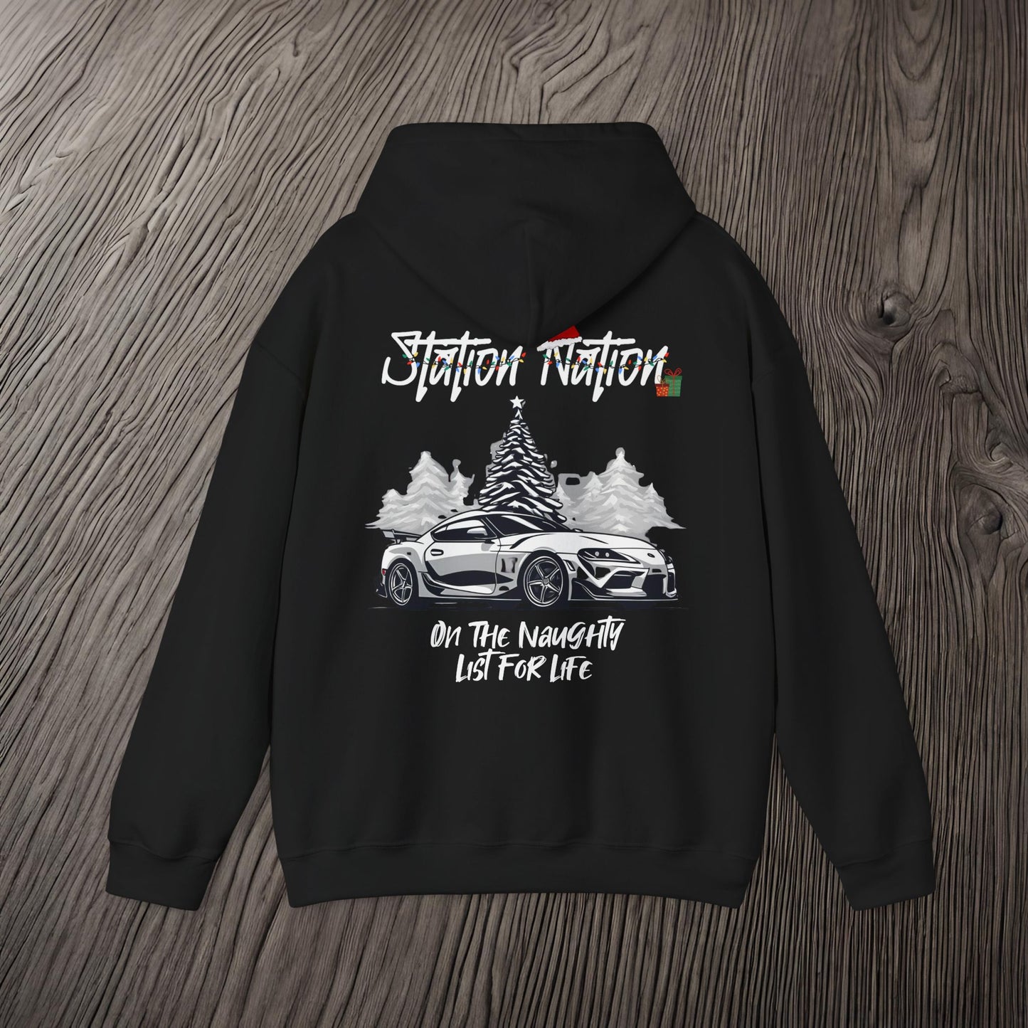🎁 Christmas Limited Edition Station Nation-Ultra Soft, Premium Hoodie Printify by The Night Shift Automotive Apparel
