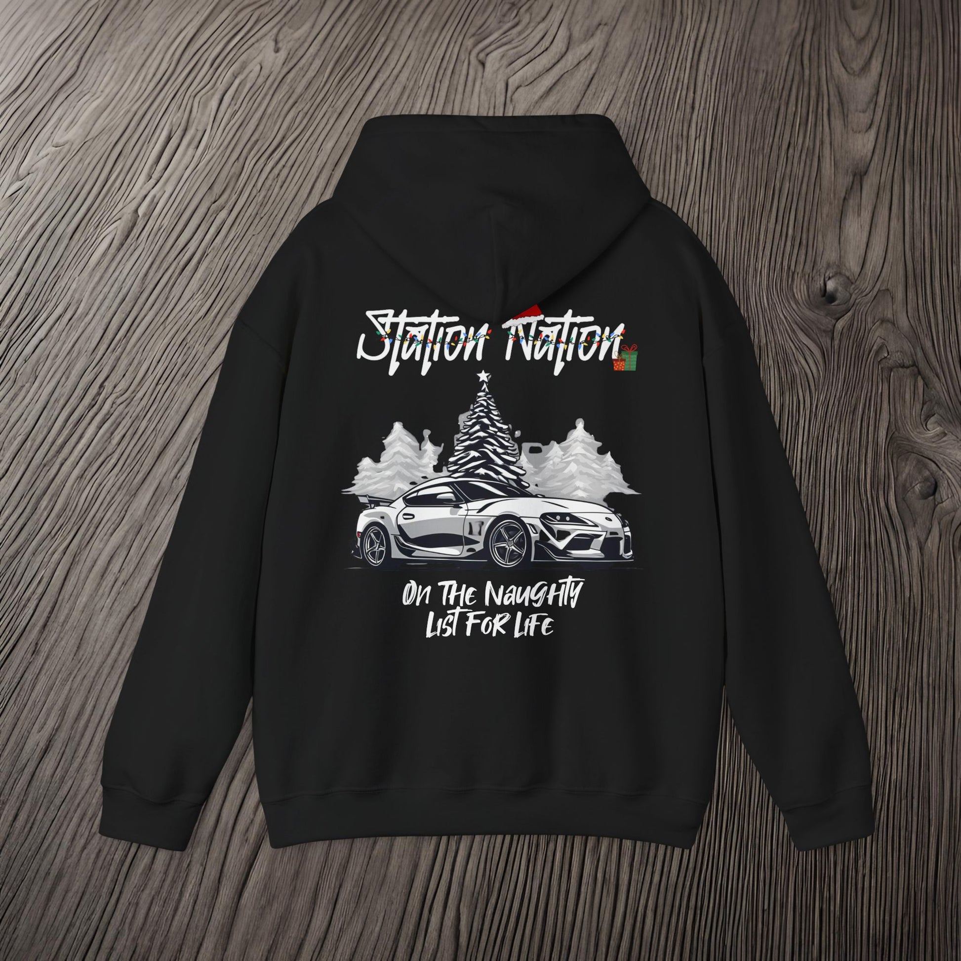 🎁 Christmas Limited Edition Station Nation-Ultra Soft, Premium Hoodie Printify by The Night Shift Automotive Apparel