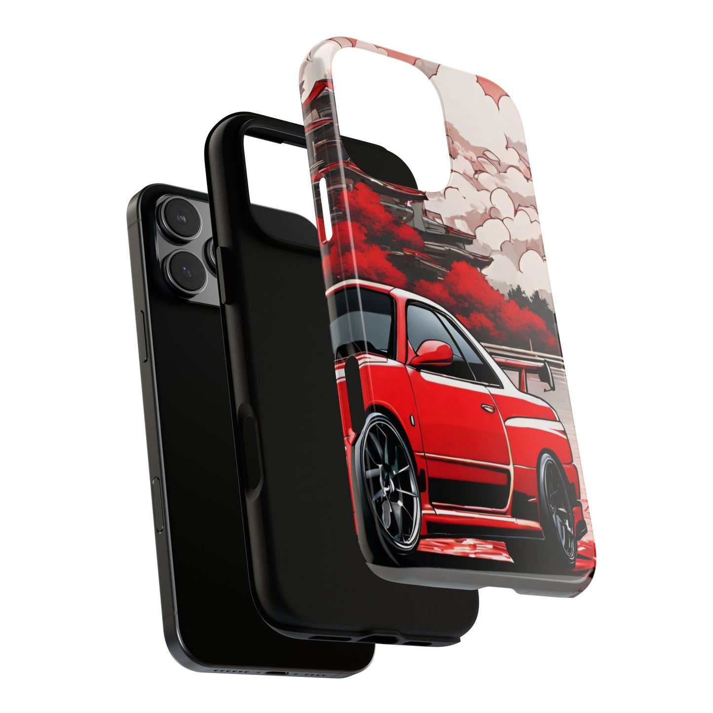Nissan Skyline R34-Dual Layer Ultra Tough Phone Case Printify by The Night Shift Automotive Apparel