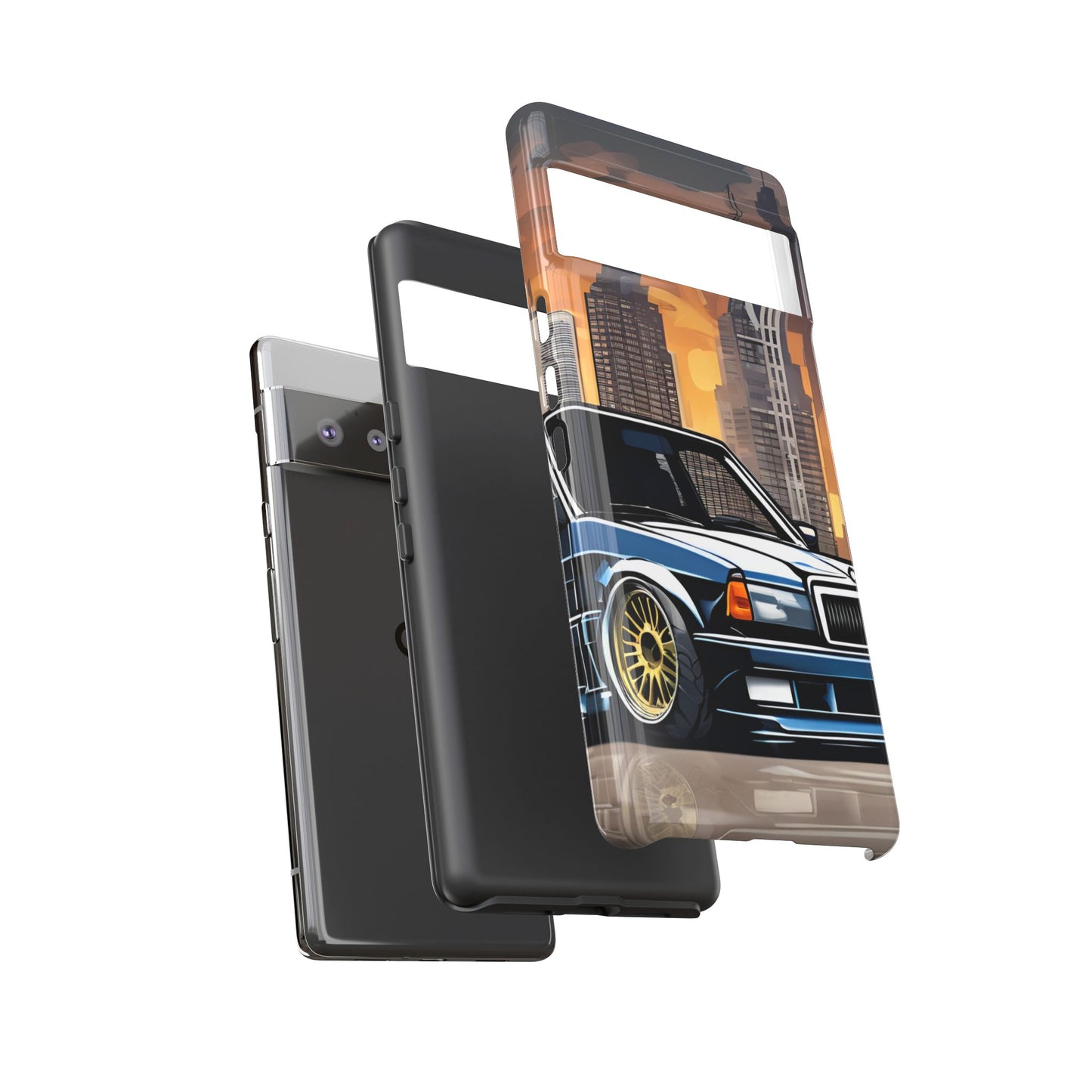 Mercedes Benz 190e Evo-Dual Layer Ultra Tough Phone Case Printify by The Night Shift Automotive Apparel