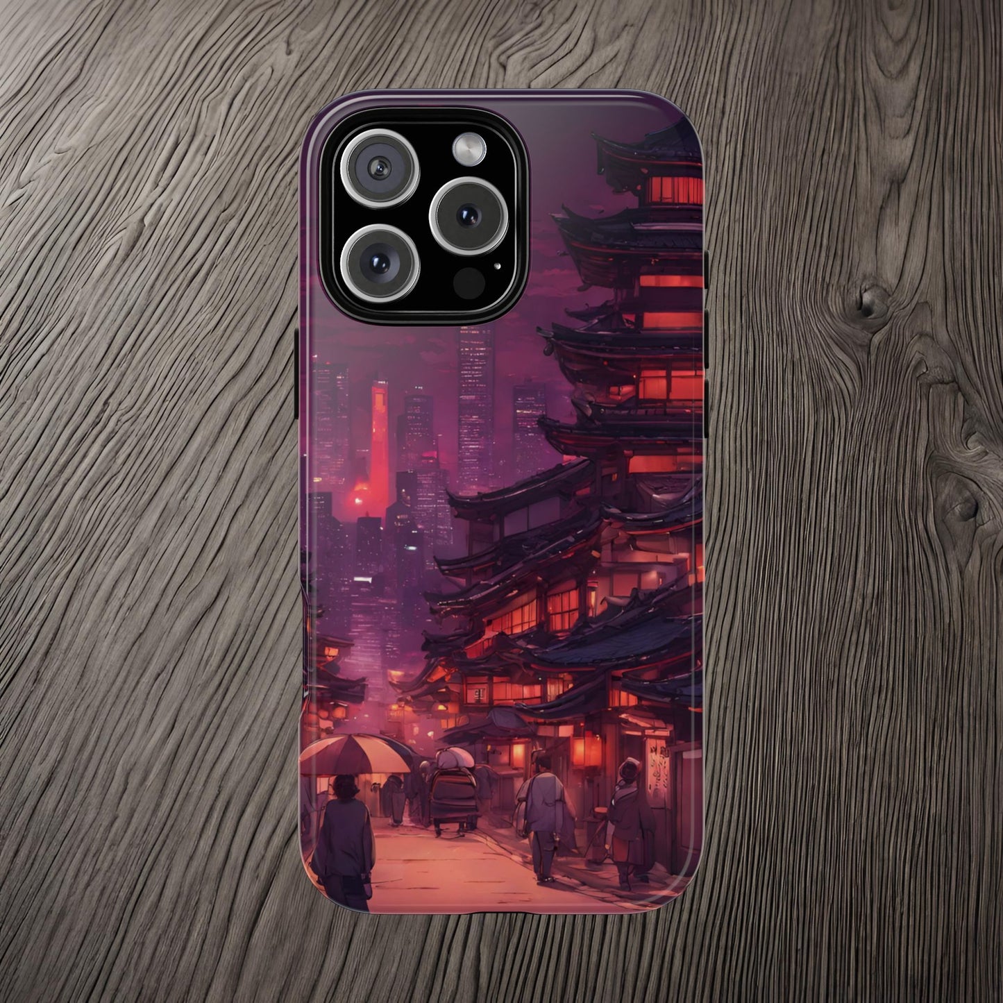 Traditional Japanese Village Countryside-Dual Layer Ultra Tough Phone Case Printify by The Night Shift Automotive Apparel