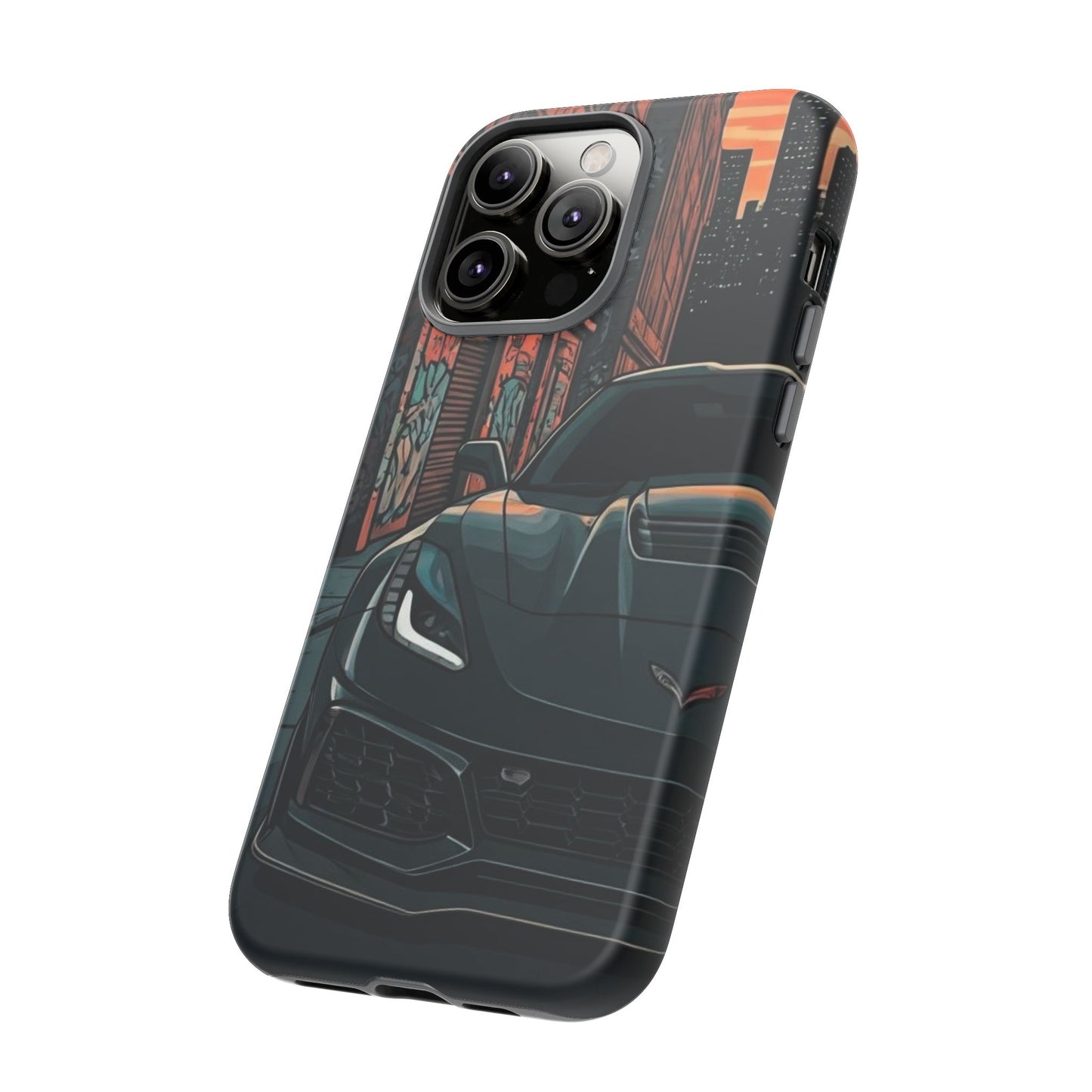 Chevy Corvette C7 Street Life-Dual Layer Ultra Tough Phone Case Printify by The Night Shift Automotive Apparel