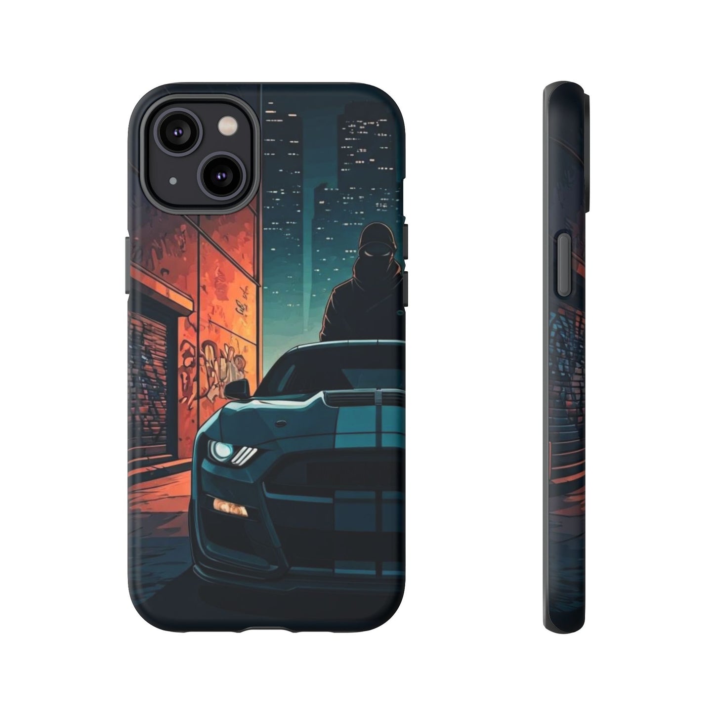 Ford Mustang Shelby GT350 Street Life-Dual Layer Ultra Tough Phone Case Printify by The Night Shift Automotive Apparel