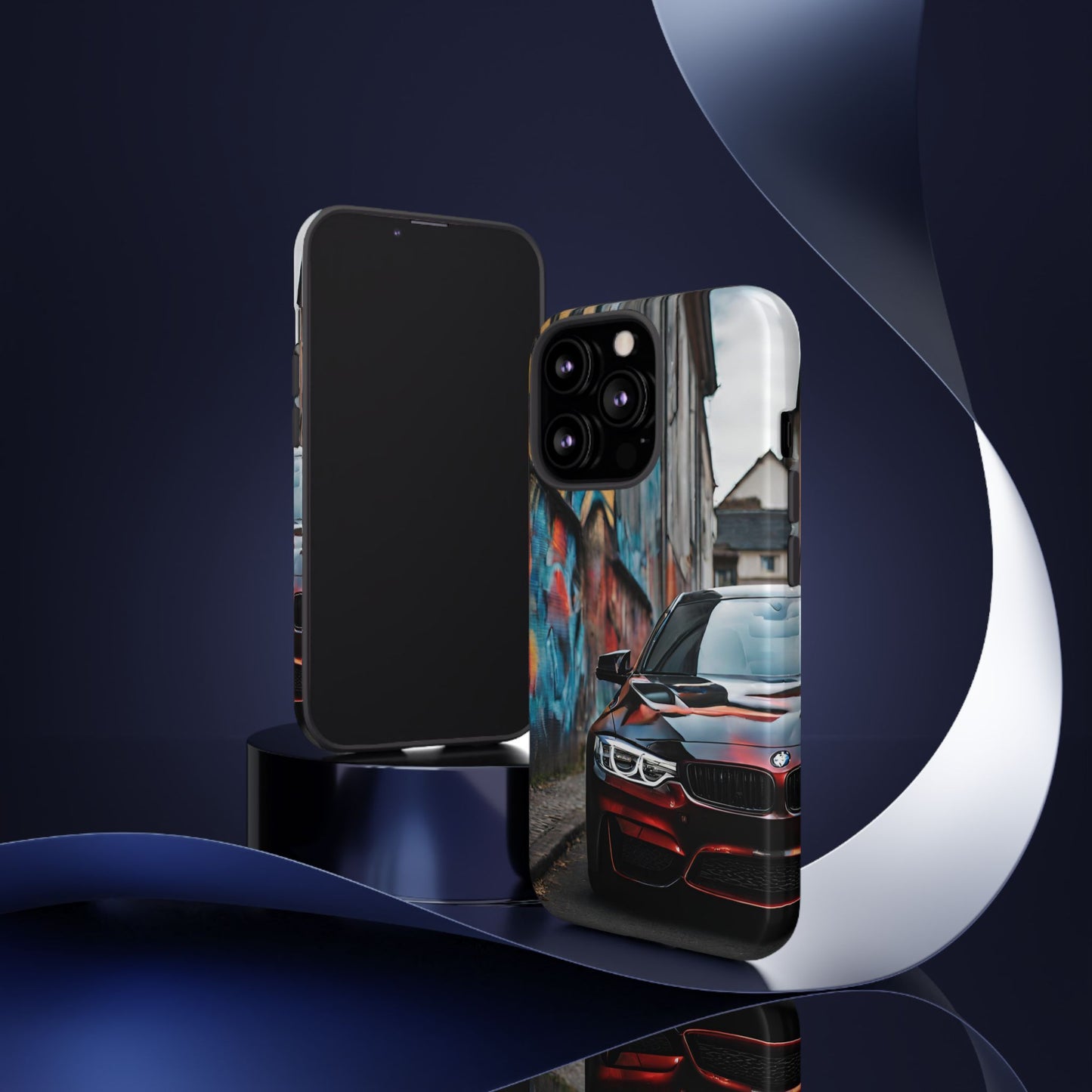 BMW M3/M4-Dual Layer Ultra Tough Phone Case iPhone 13 Pro Glossy Printify by The Night Shift Automotive Apparel
