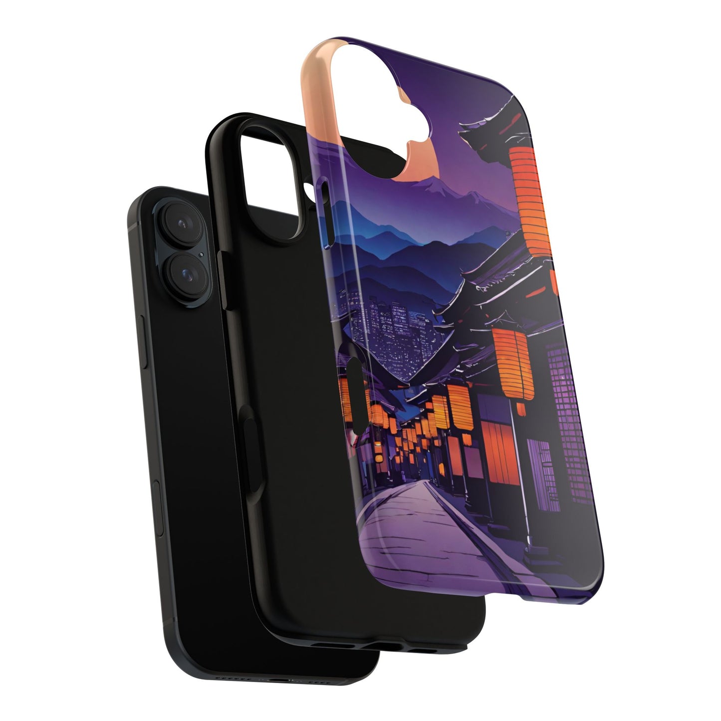 Traditional Japanese Village Countryside-Dual Layer Ultra Tough Phone Case Printify by The Night Shift Automotive Apparel