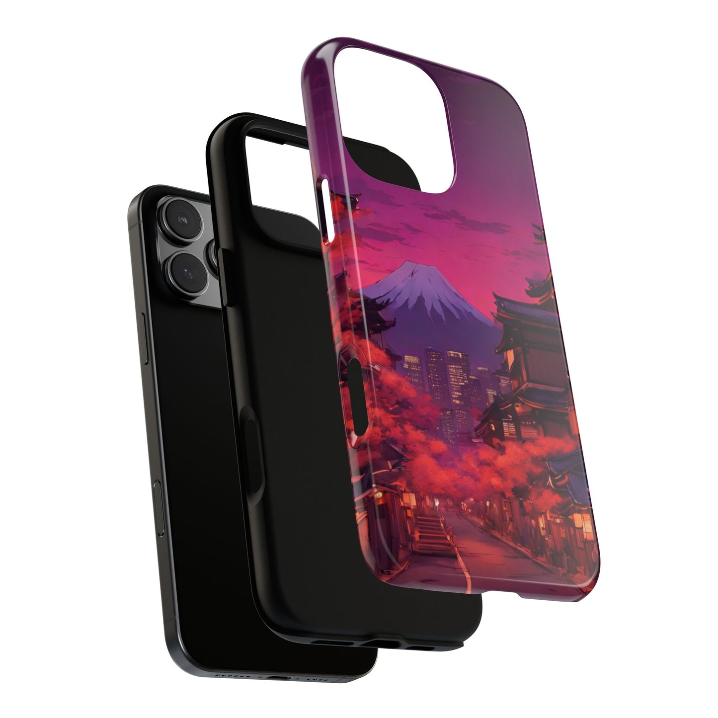 Traditional Japanese Village Countryside-Dual Layer Ultra Tough Phone Case Printify by The Night Shift Automotive Apparel