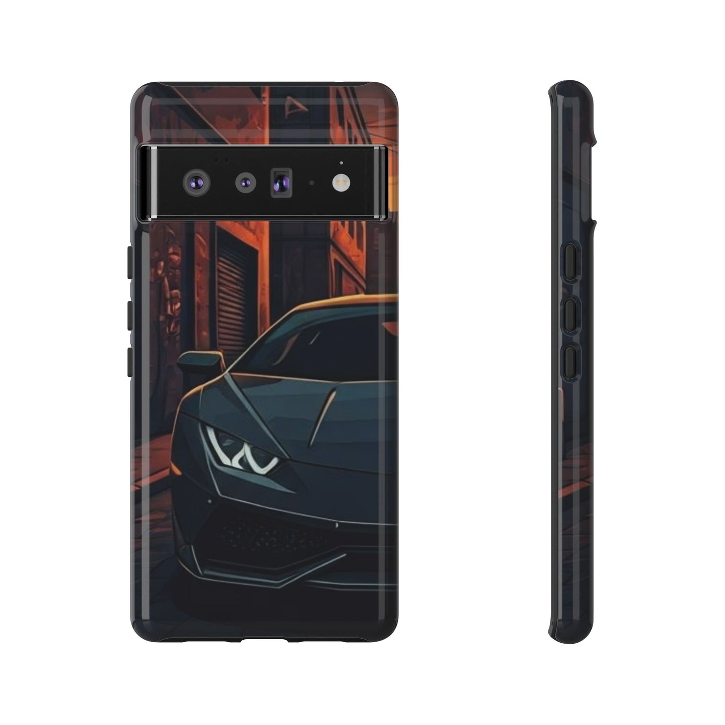 Lamborghini Huracan Street Life-Dual Layer Ultra Tough Phone Case Printify by The Night Shift Automotive Apparel
