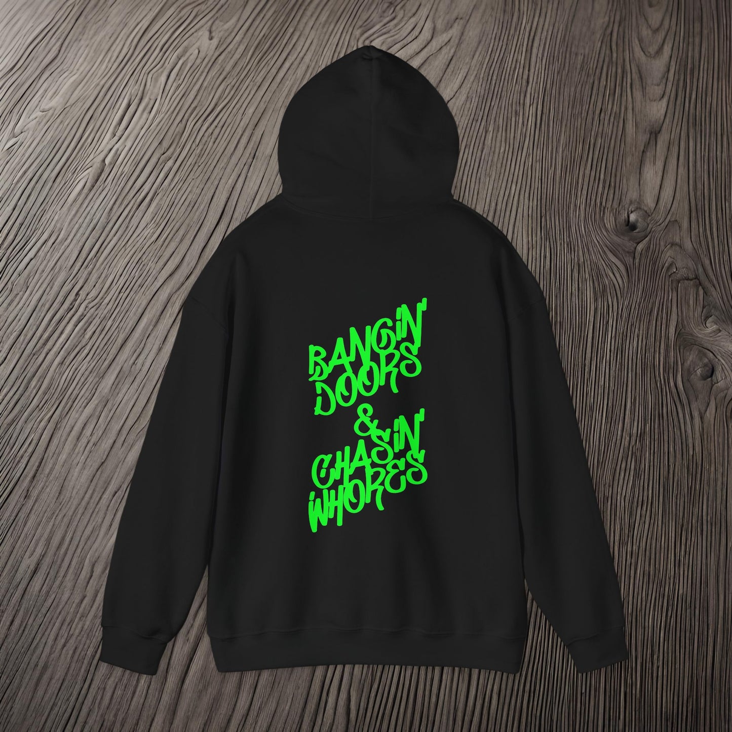 Bangin' Doors & Chasin' Whores-Ultra Soft, Premium Hoodie Printify by The Night Shift Automotive Apparel