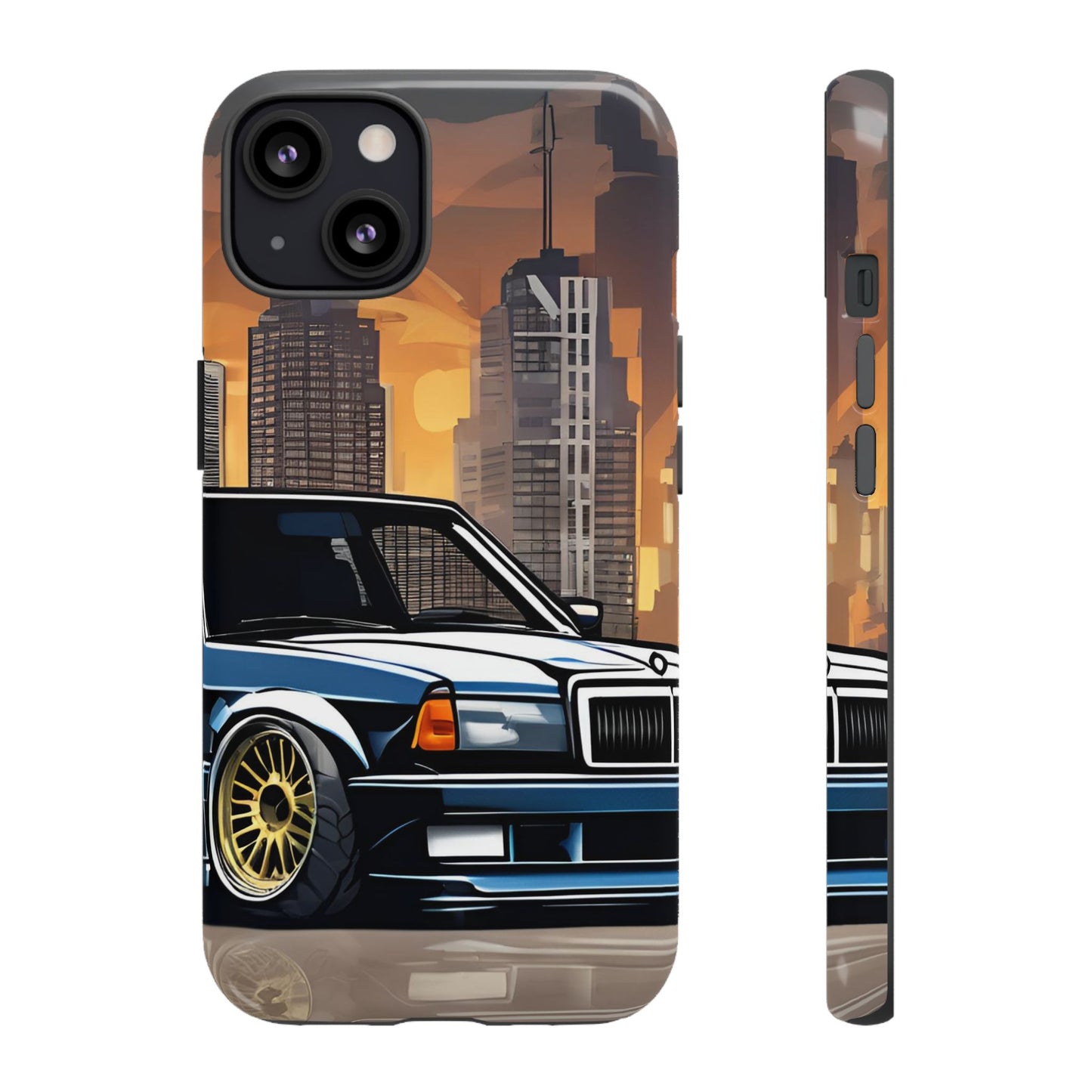 Mercedes Benz 190e Evo-Dual Layer Ultra Tough Phone Case Printify by The Night Shift Automotive Apparel