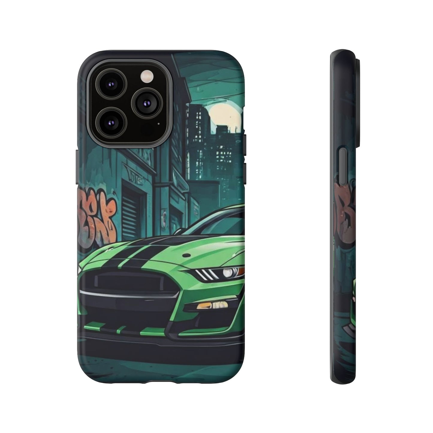 Ford Mustang Shelby GT500 Street Life-Dual Layer Ultra Tough Phone Case Printify by The Night Shift Automotive Apparel