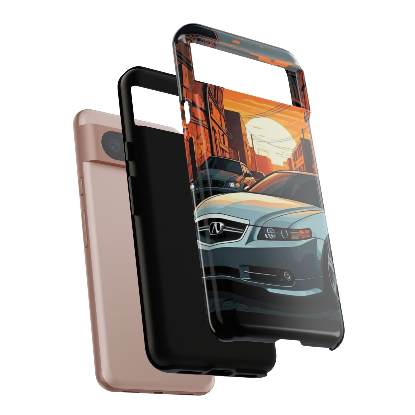 Acura TL Street Life-Dual Layer Ultra Tough Phone Case Printify by The Night Shift Automotive Apparel