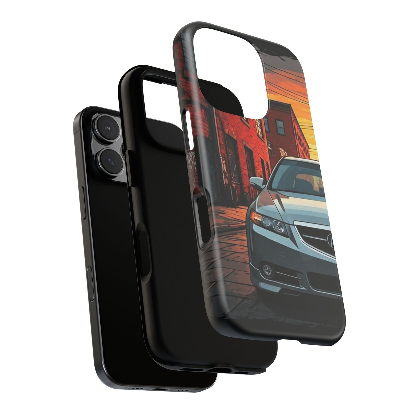 Acura TL Street Life-Dual Layer Ultra Tough Phone Case Printify by The Night Shift Automotive Apparel