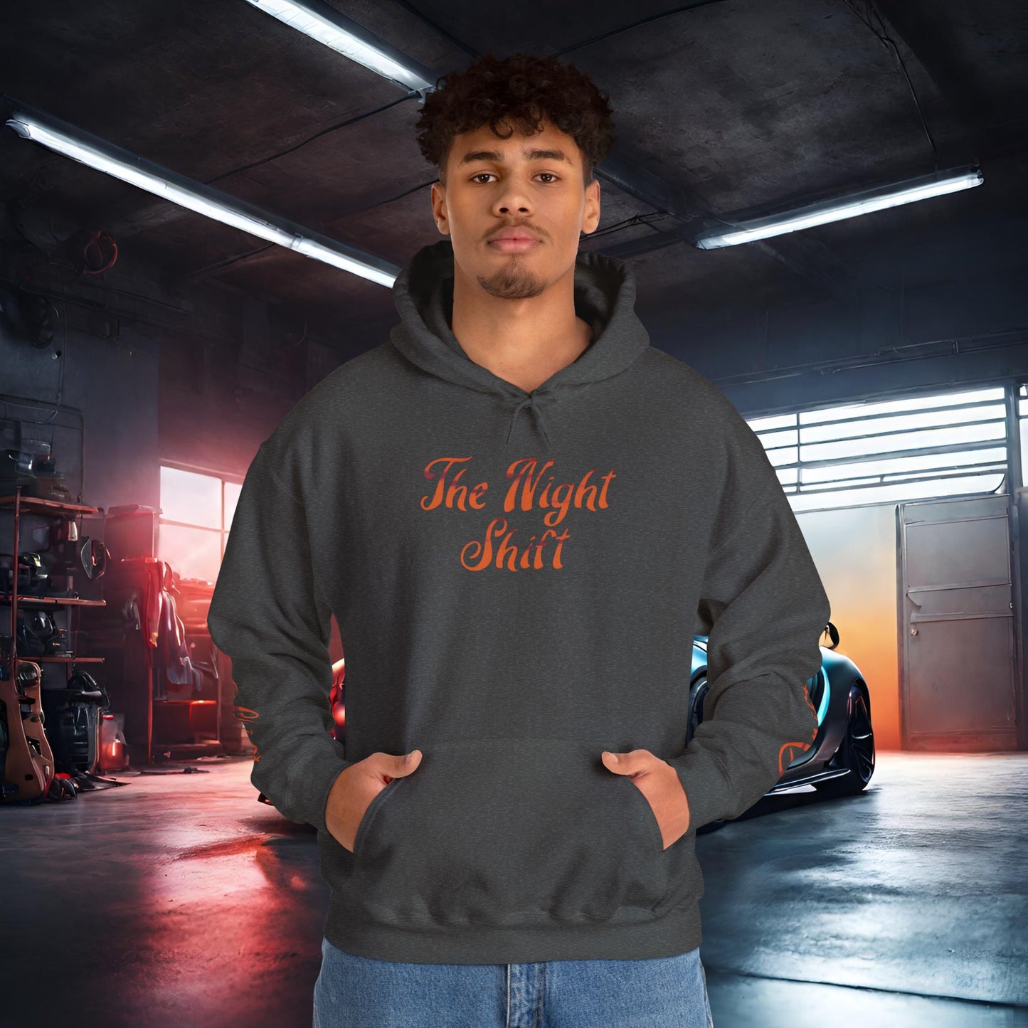 Drift, Shift Nissan 240sx Silvia-Ultra Soft, Premium Hoodie Printify by The Night Shift Automotive Apparel