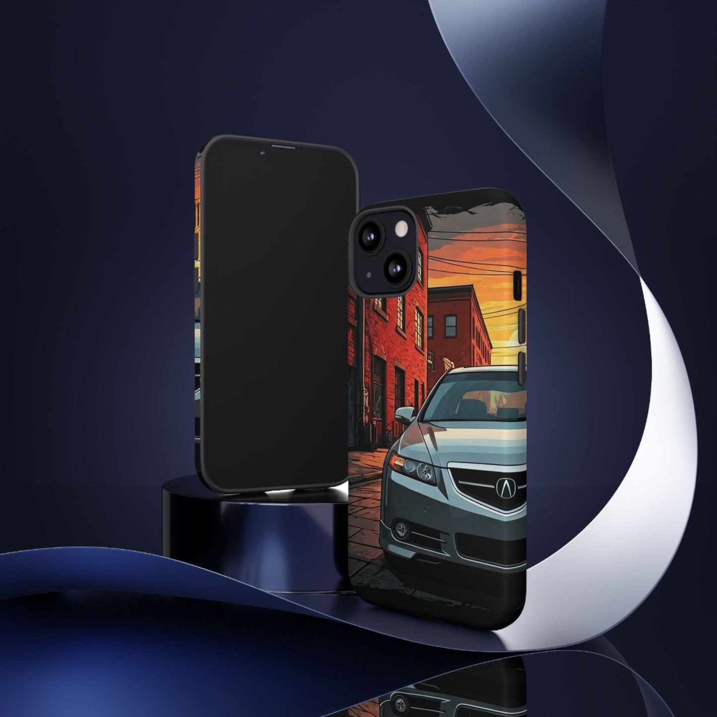 Acura TL Street Life-Dual Layer Ultra Tough Phone Case iPhone 13 Matte Printify by The Night Shift Automotive Apparel