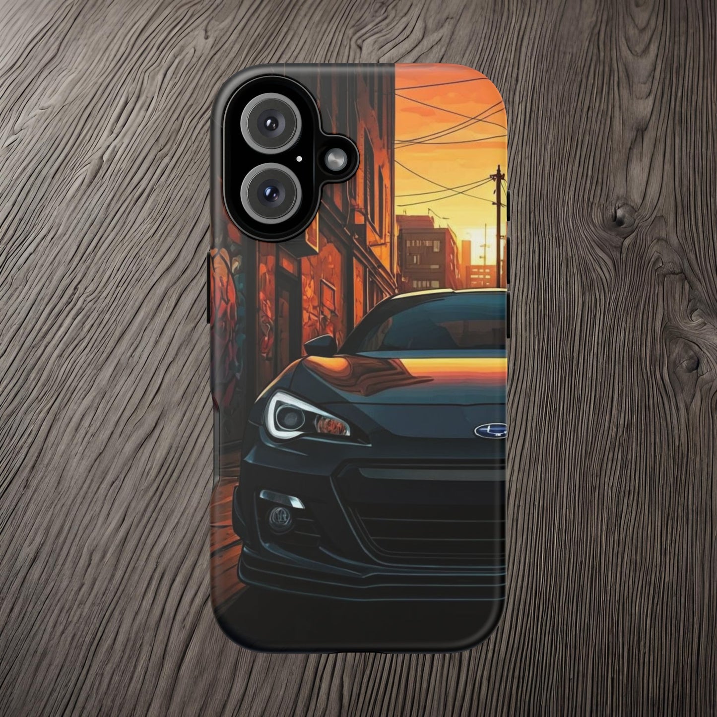 Subaru BRZ Street Life-Dual Layer Ultra Tough Phone Case Printify by The Night Shift Automotive Apparel