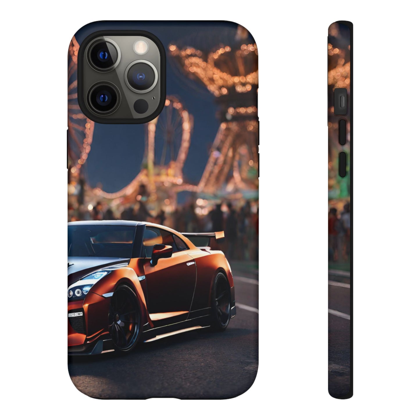 Nissan GTR R35-Dual Layer Ultra Tough Phone Case iPhone 12 Pro Max Matte Printify by The Night Shift Automotive Apparel