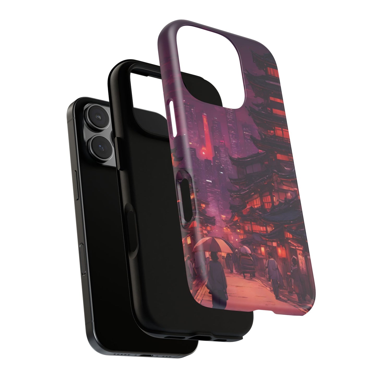Traditional Japanese Village Countryside-Dual Layer Ultra Tough Phone Case Printify by The Night Shift Automotive Apparel