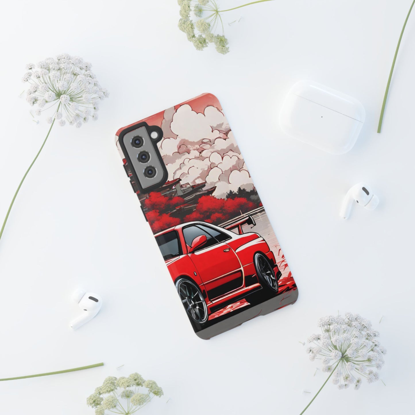 Nissan Skyline R34-Dual Layer Ultra Tough Phone Case Printify by The Night Shift Automotive Apparel