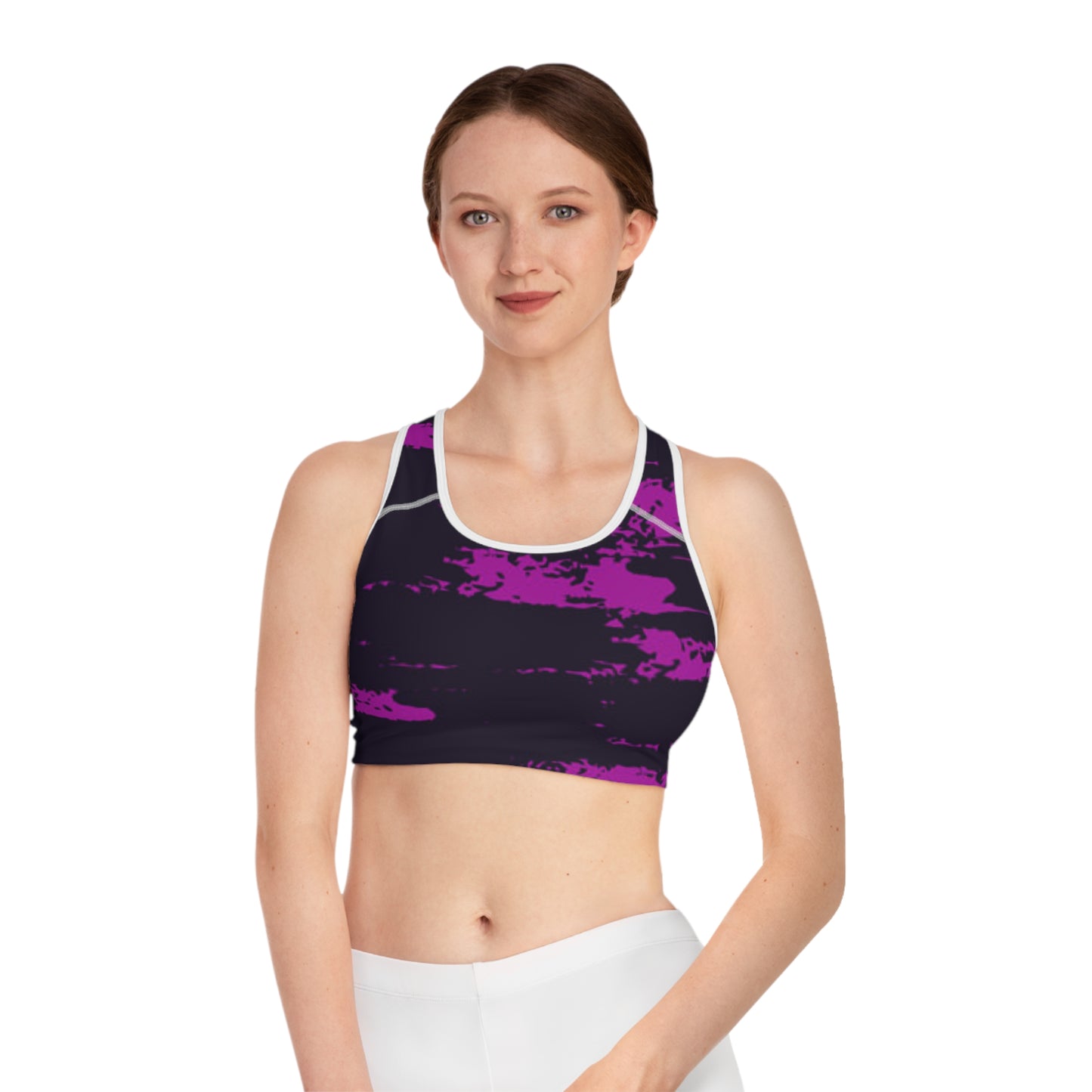 Women's Sports Bra Printify by The Night Shift Automotive Apparel