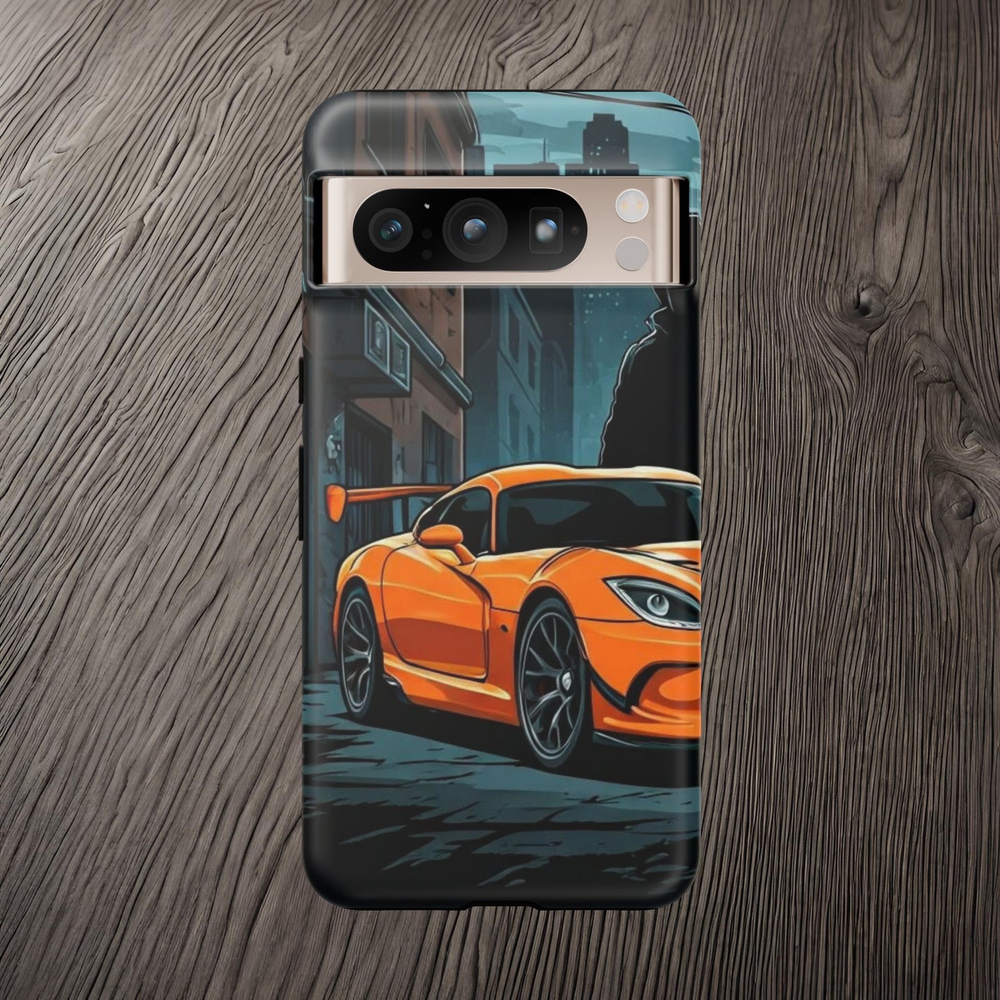 Dodge Viper SRT-10 Street Life-Dual Layer Ultra Tough Phone Case Google Pixel 8 Pro Matte Printify by The Night Shift Automotive Apparel