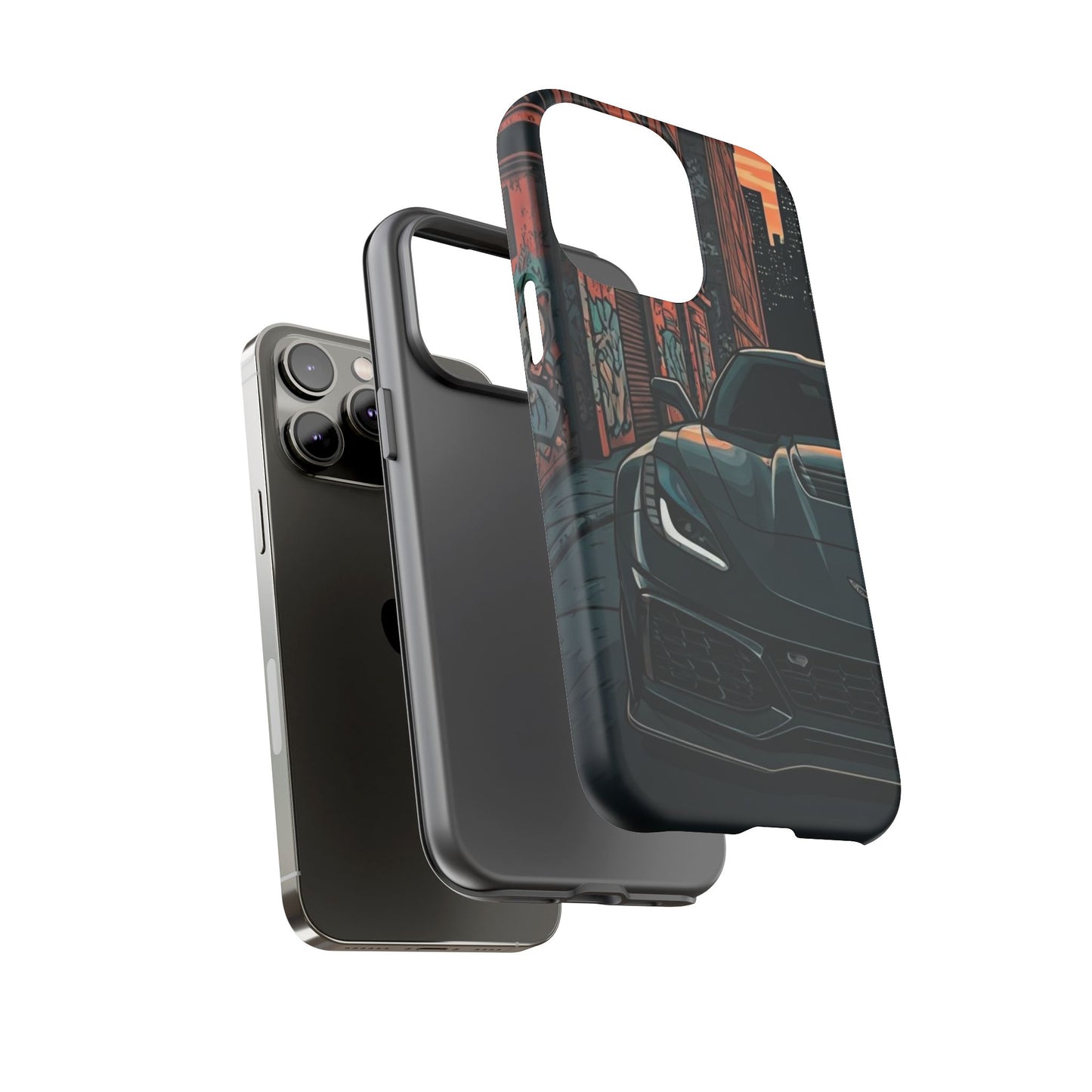 Chevy Corvette C7 Street Life-Dual Layer Ultra Tough Phone Case Printify by The Night Shift Automotive Apparel