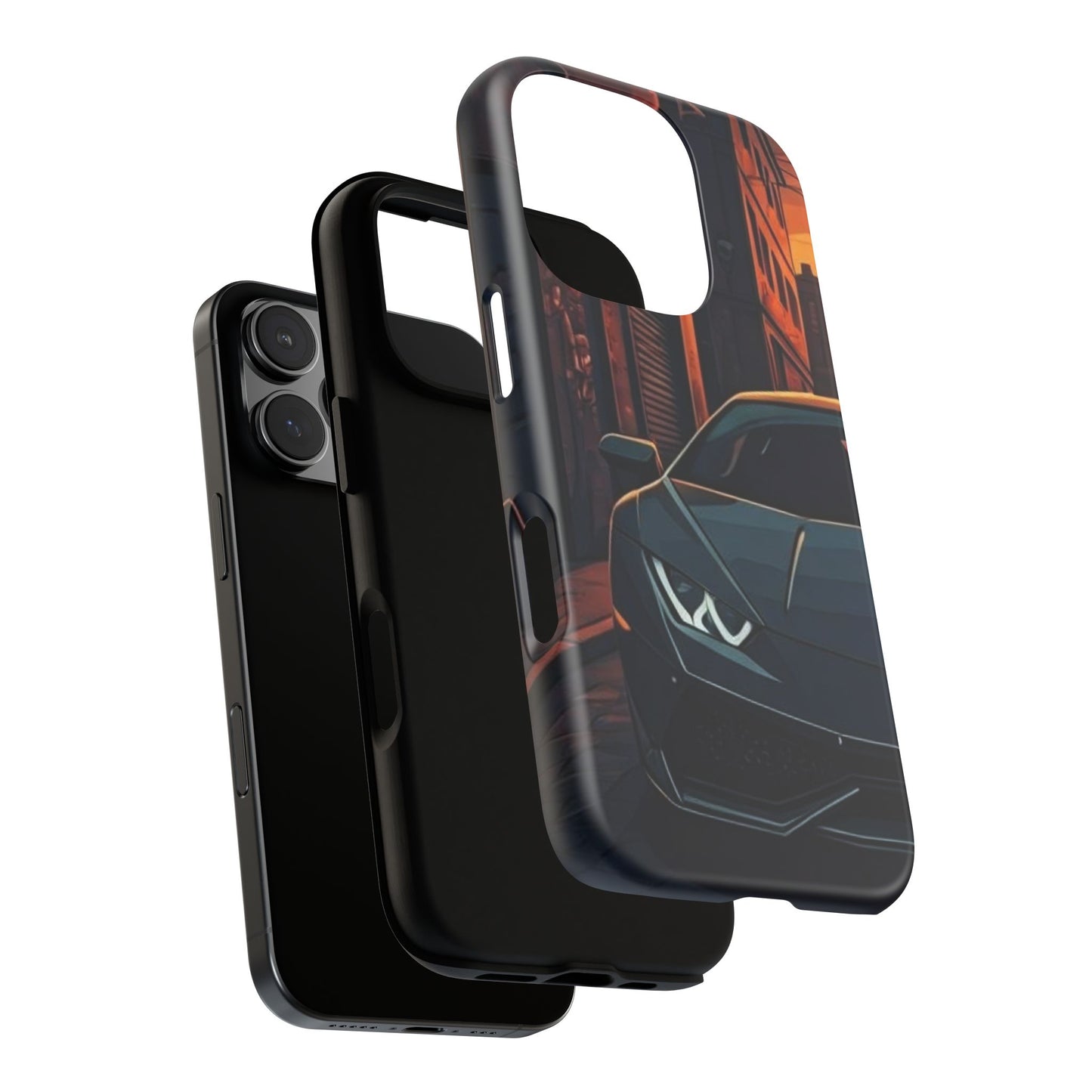Lamborghini Huracan Street Life-Dual Layer Ultra Tough Phone Case Printify by The Night Shift Automotive Apparel