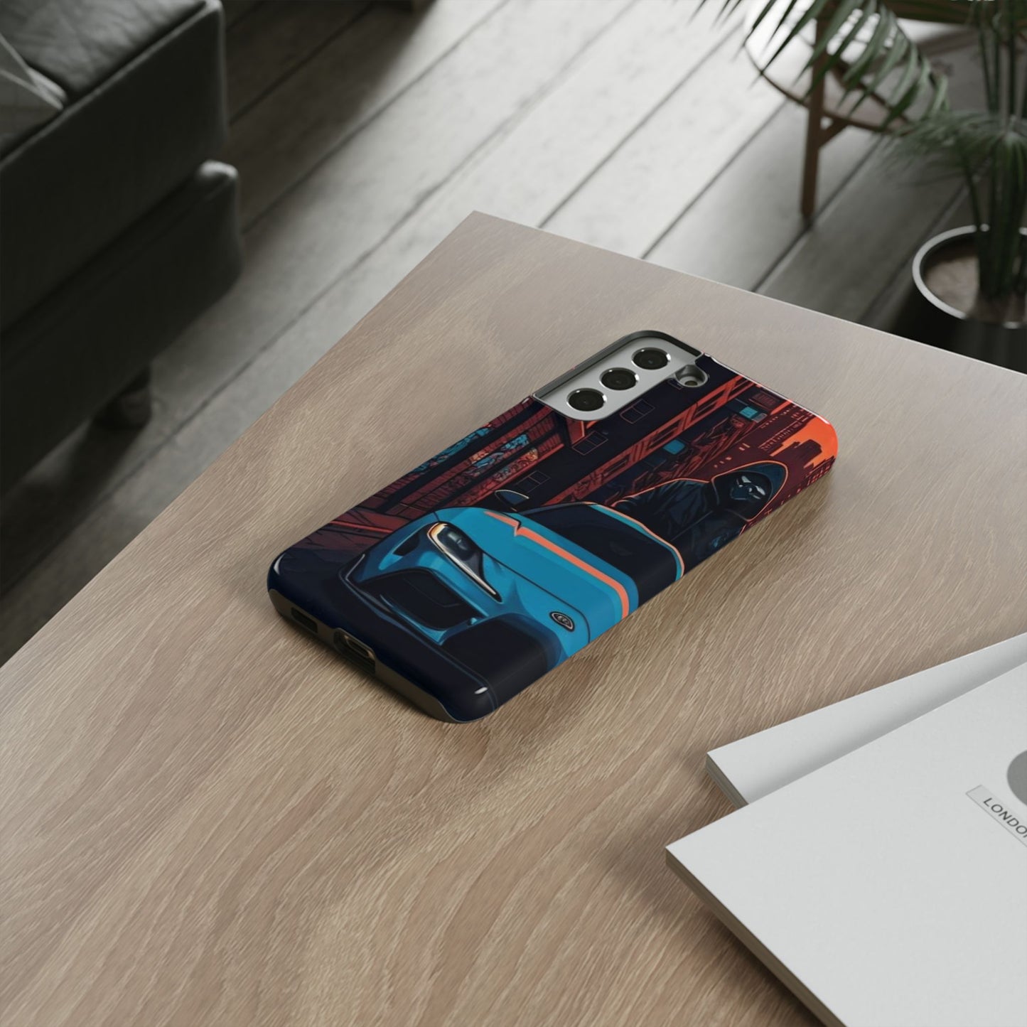 Toyota Supra MK-V Street Life-Dual Layer Ultra Tough Phone Case Samsung Galaxy S22 Plus Glossy Printify by The Night Shift Automotive Apparel