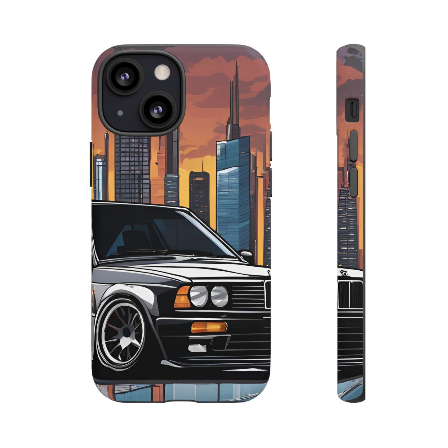 BMW E30 M3-Dual Layer Ultra Tough Phone Case Printify by The Night Shift Automotive Apparel