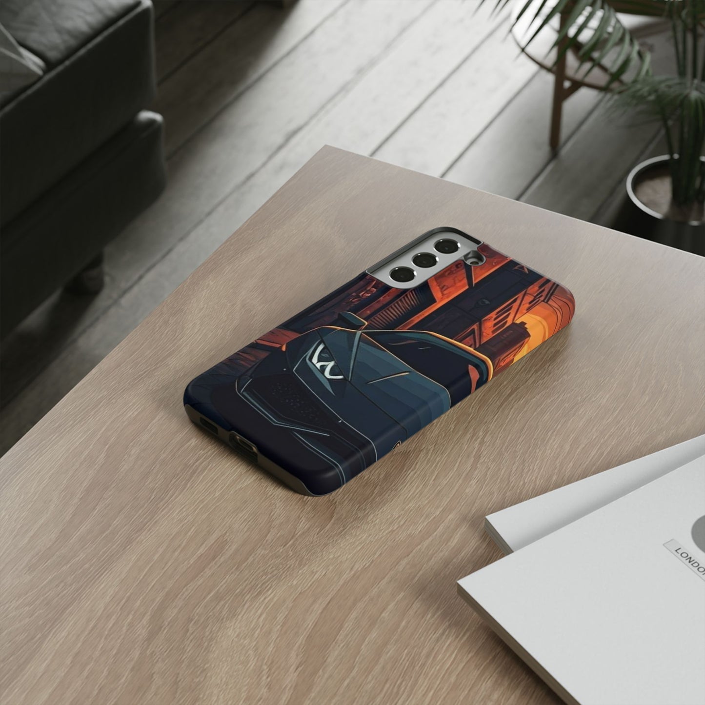 Lamborghini Huracan Street Life-Dual Layer Ultra Tough Phone Case Samsung Galaxy S22 Plus Matte Printify by The Night Shift Automotive Apparel